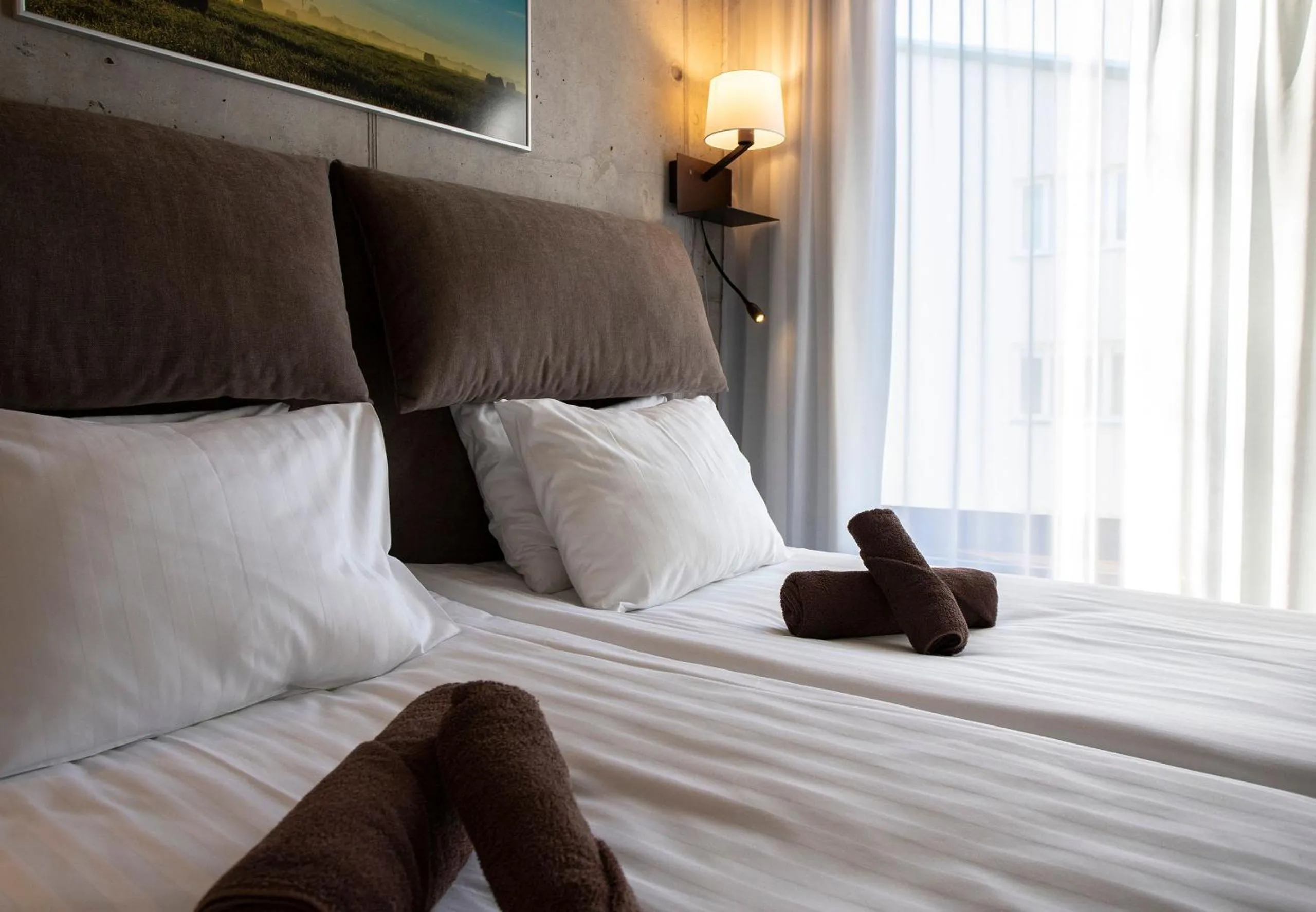 Decorative detail, Bed in Johan Design & SPA Hotel