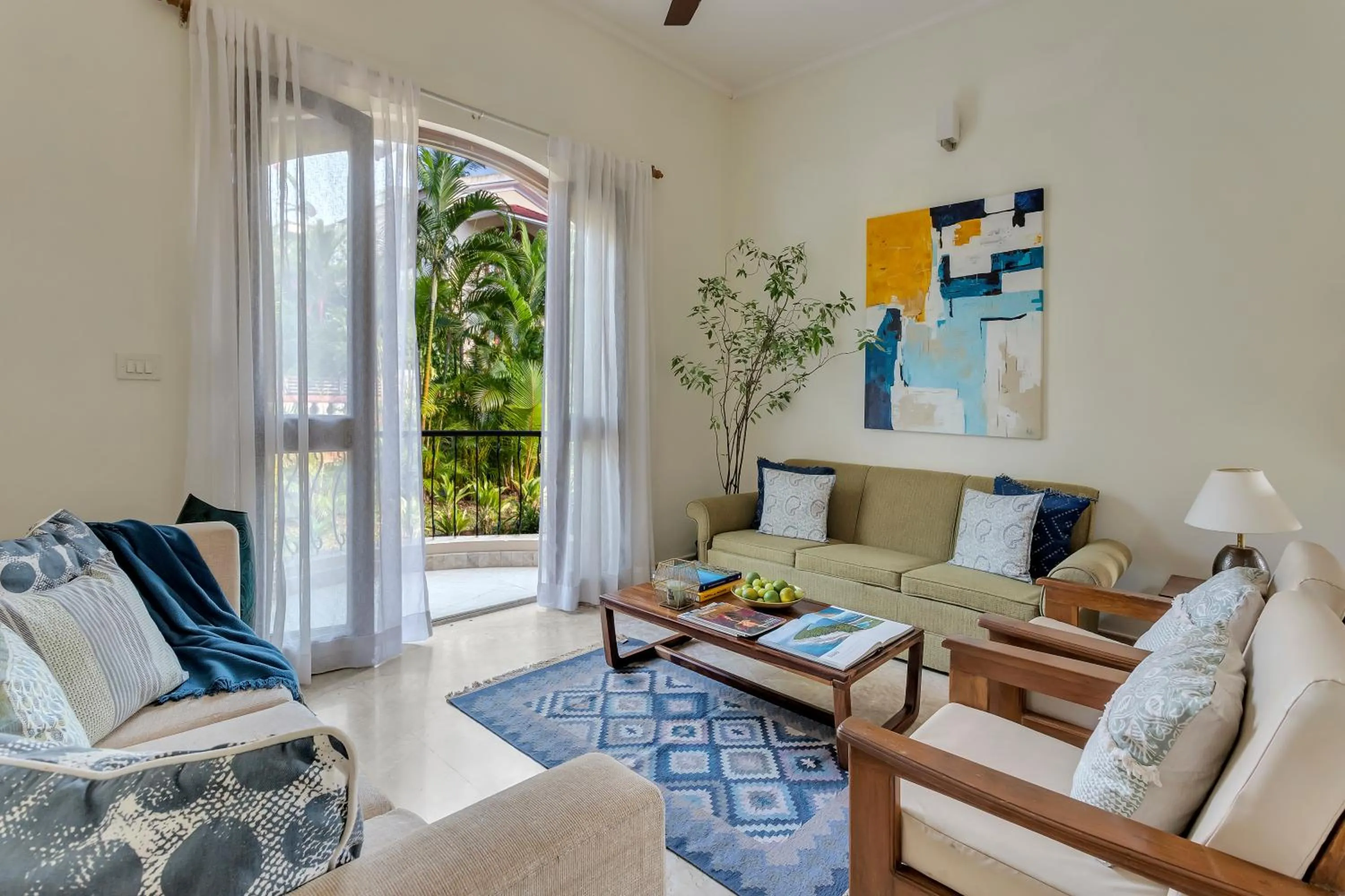 Living room in Aguada Anchorage - The Villa Resort, Candolim