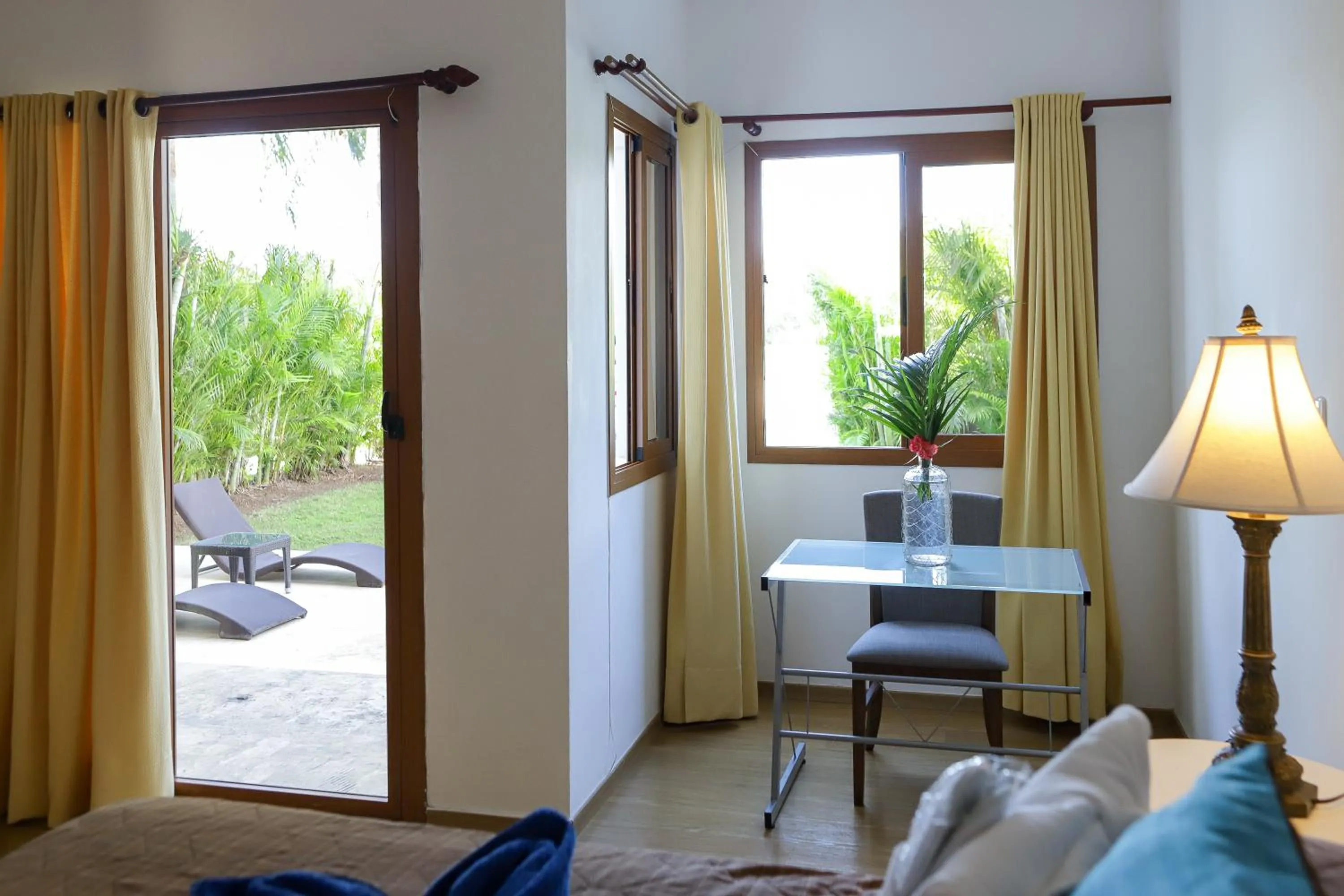 Bed in Sybaris Suites & Residences