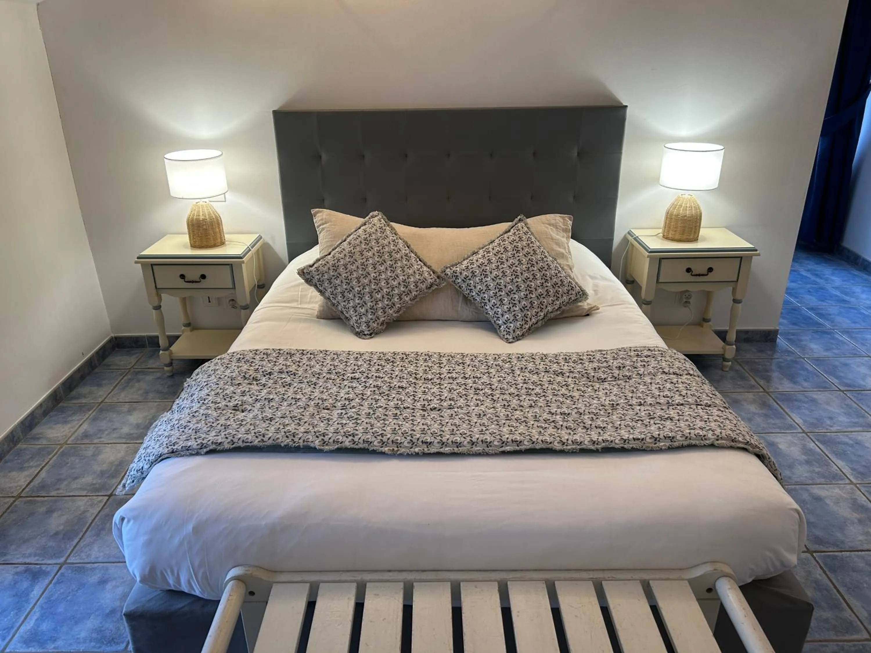 Bedroom, Bed in Logis Hôtel La Bastide des Monges