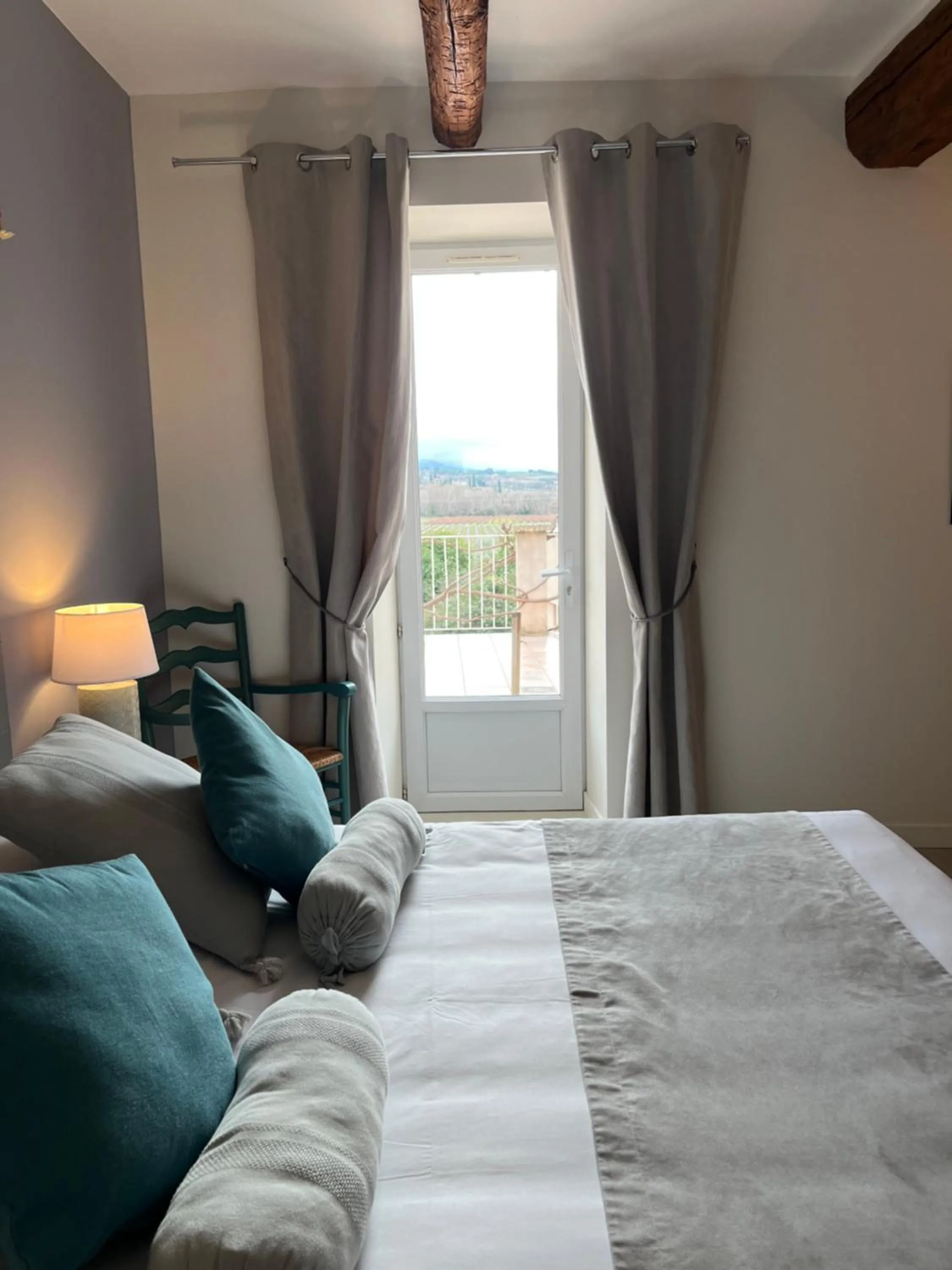 Bedroom, Bed in Logis Hôtel La Bastide des Monges