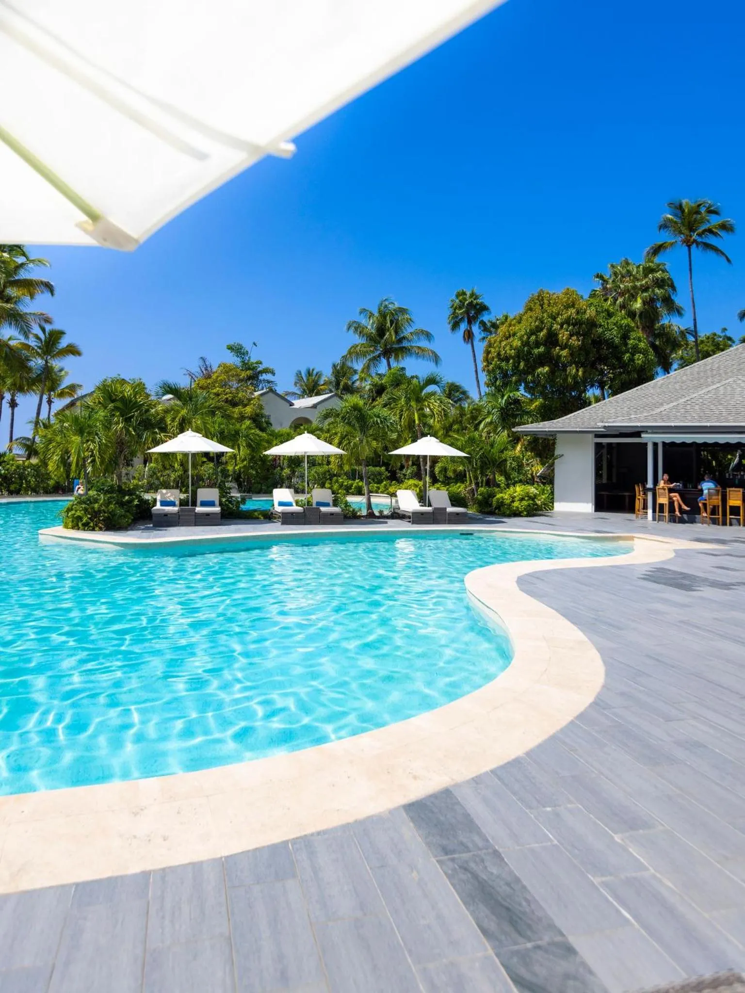 Swimming pool in Carlisle Bay