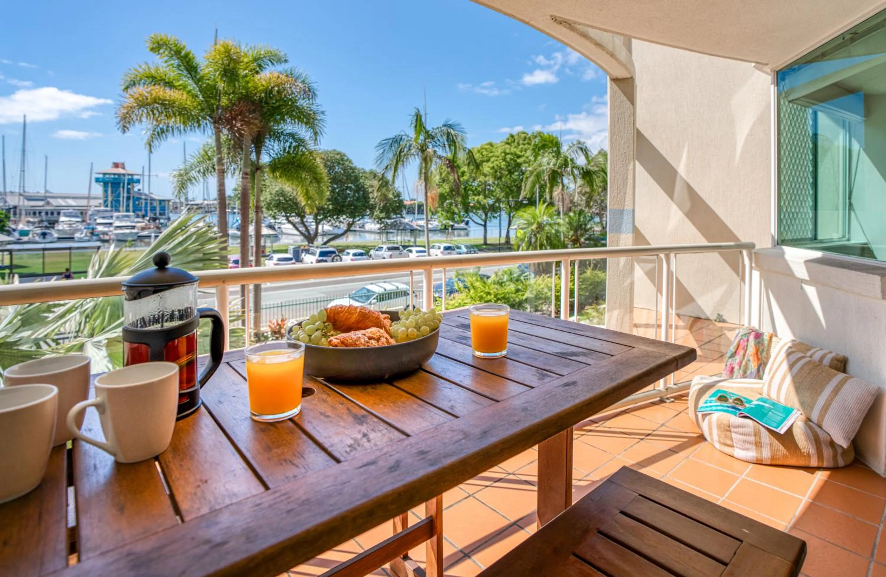 Balcony/Terrace in Sailport Mooloolaba Apartments