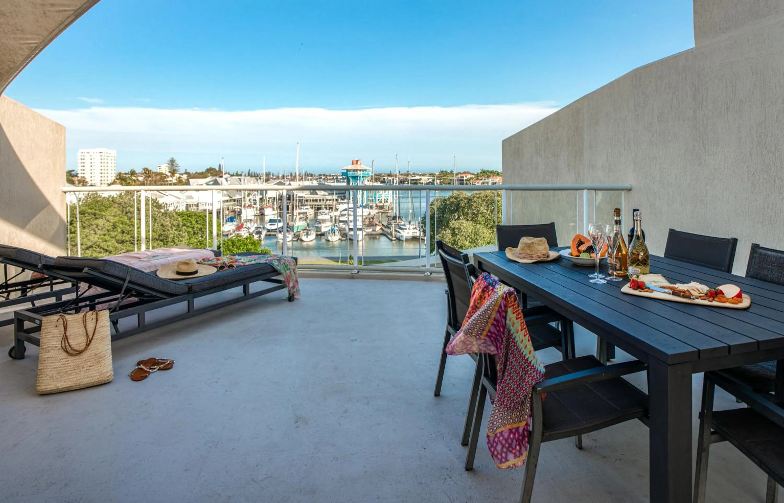 Dining area in Sailport Mooloolaba Apartments
