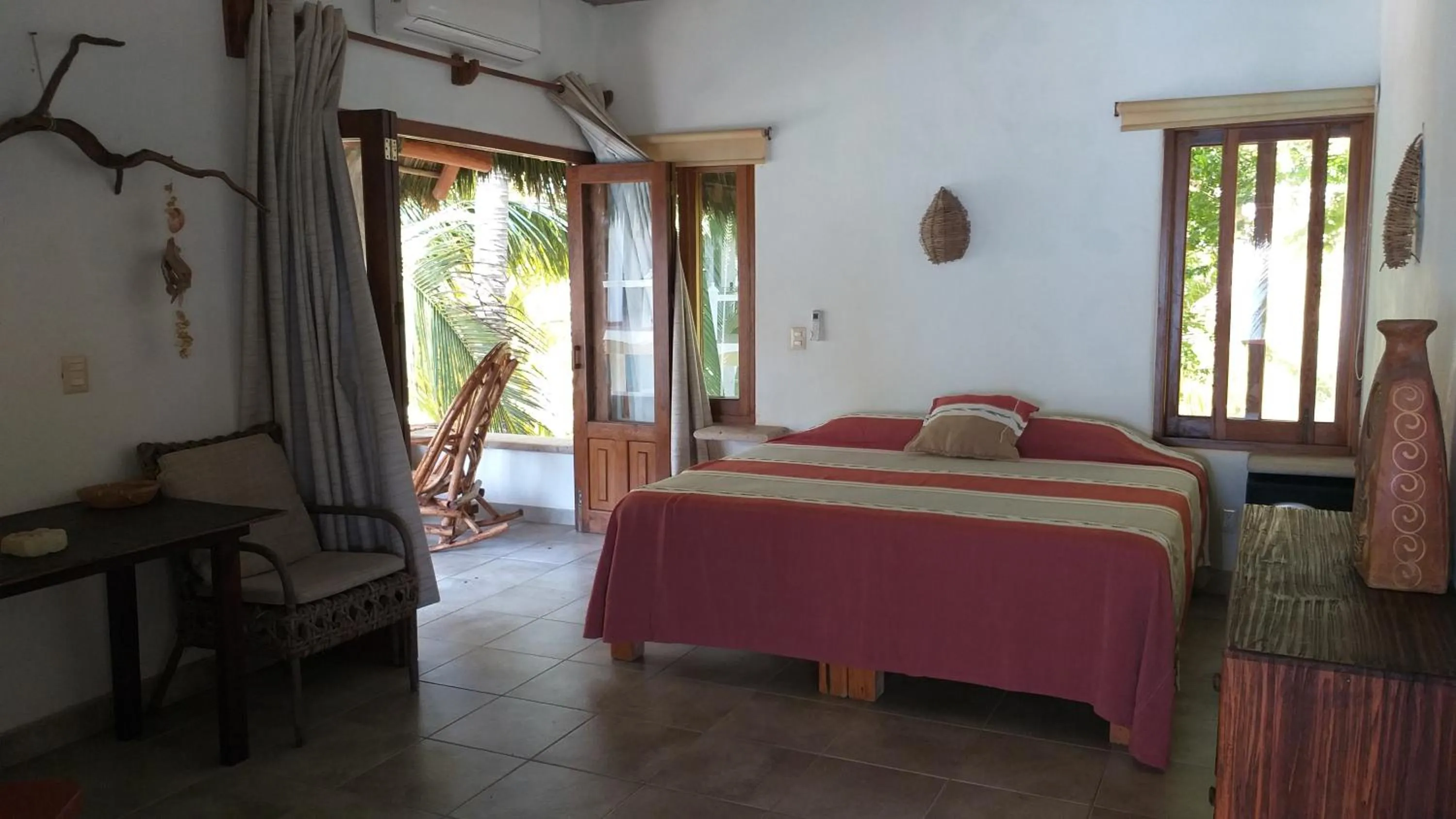 Bedroom, Bed in Bungalows Lydia San Pancho