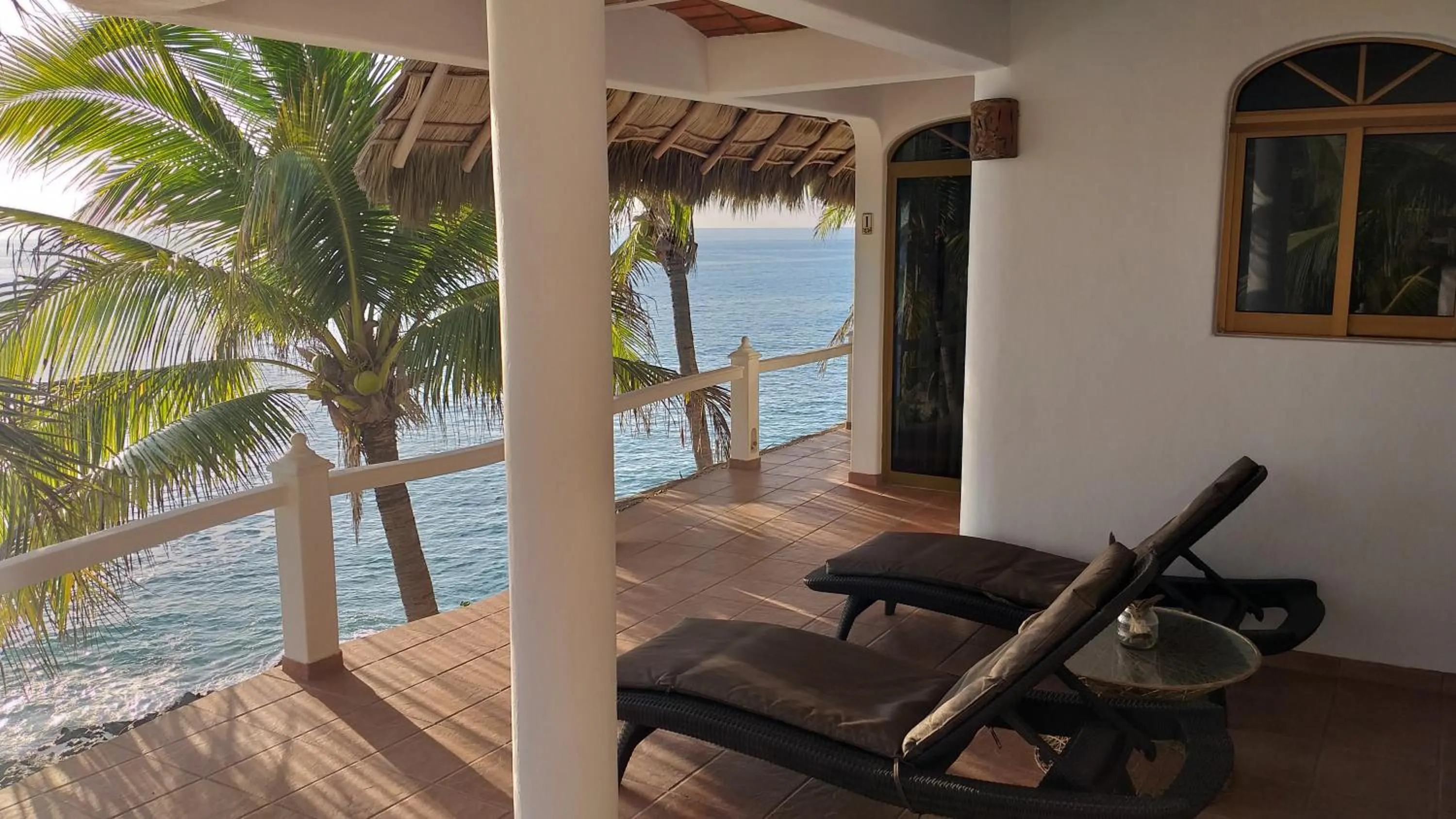 Balcony/Terrace in Bungalows Lydia San Pancho