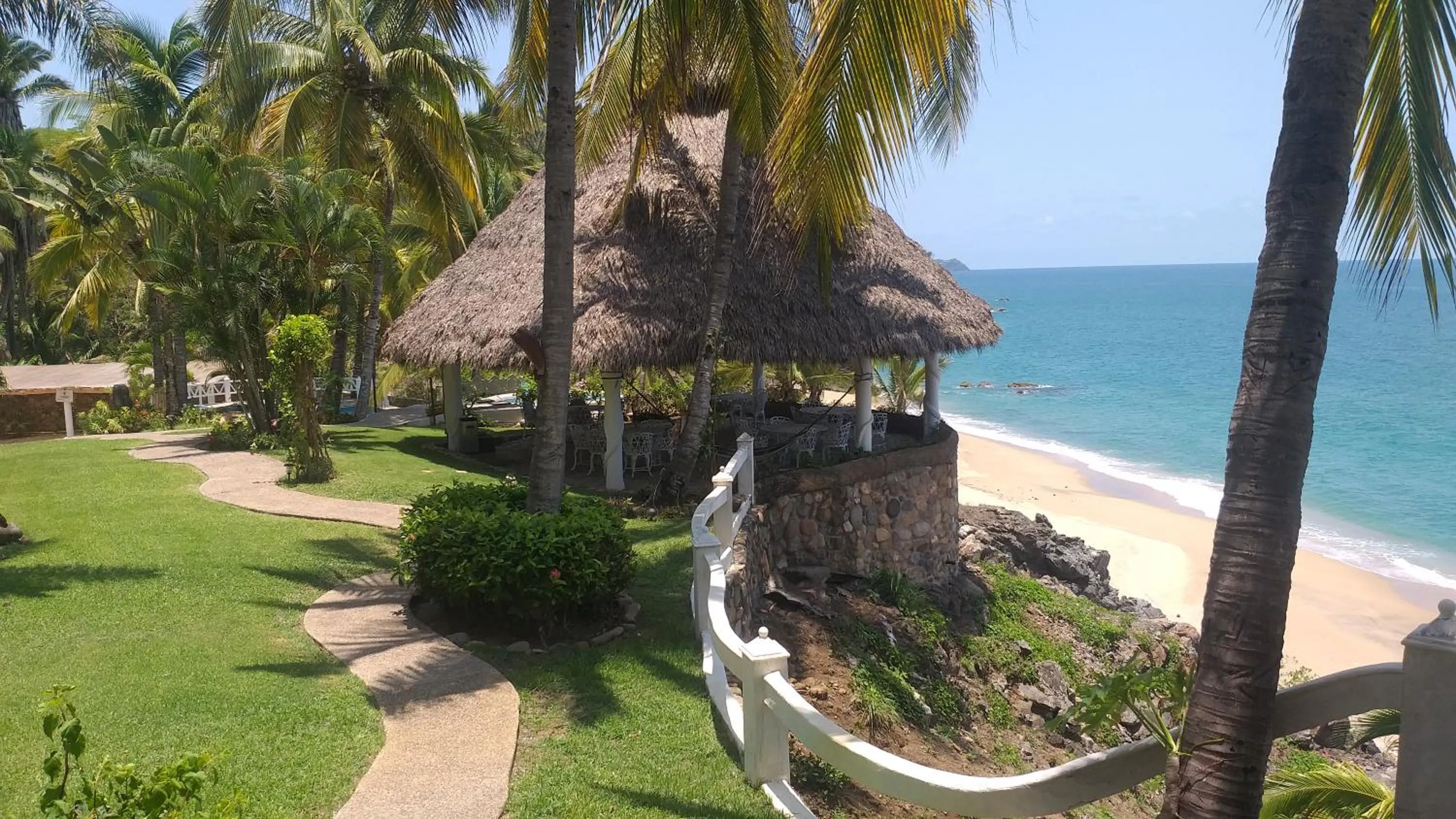 Sea view in Bungalows Lydia San Pancho