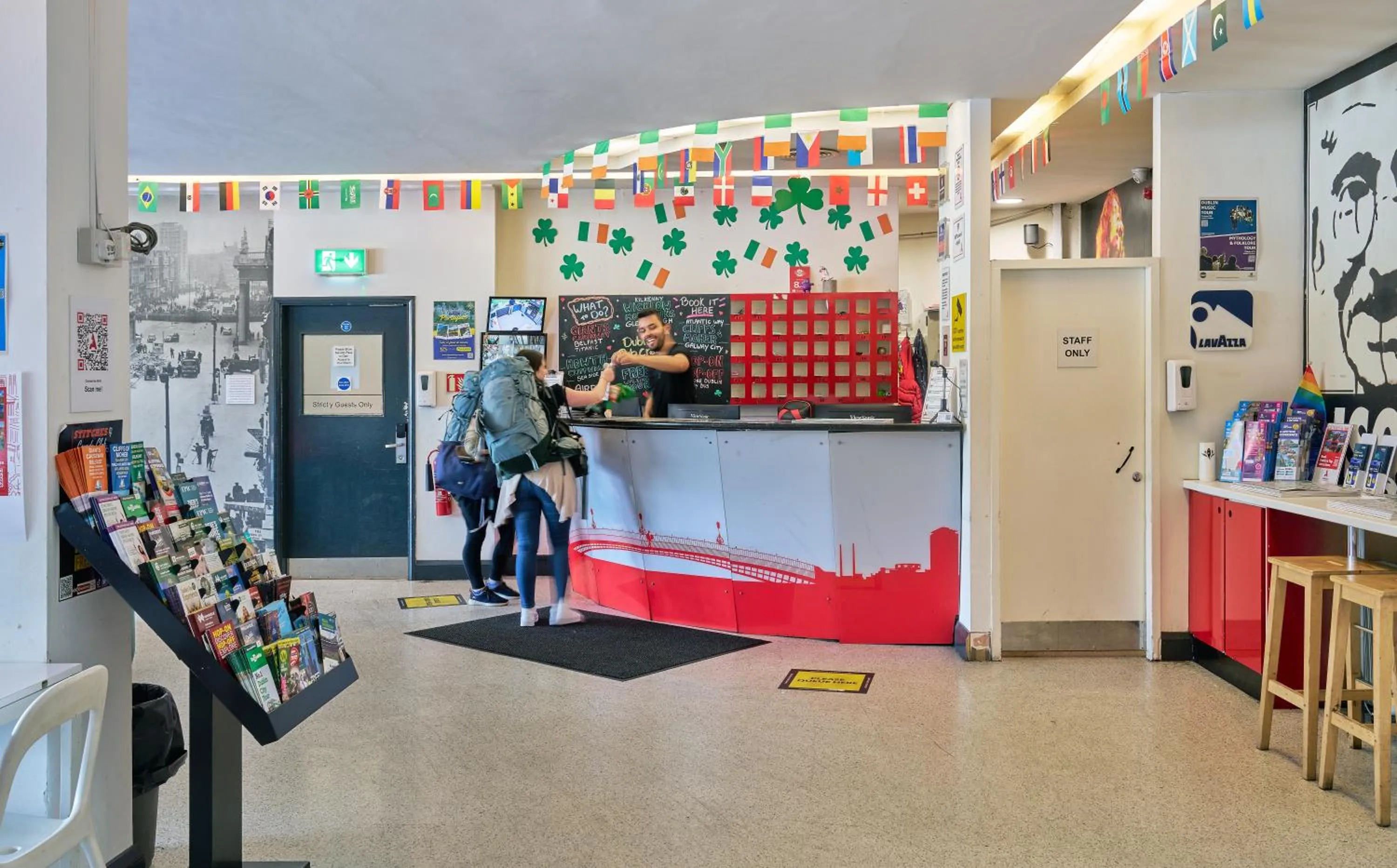 Lobby or reception in Abigail's Hostel