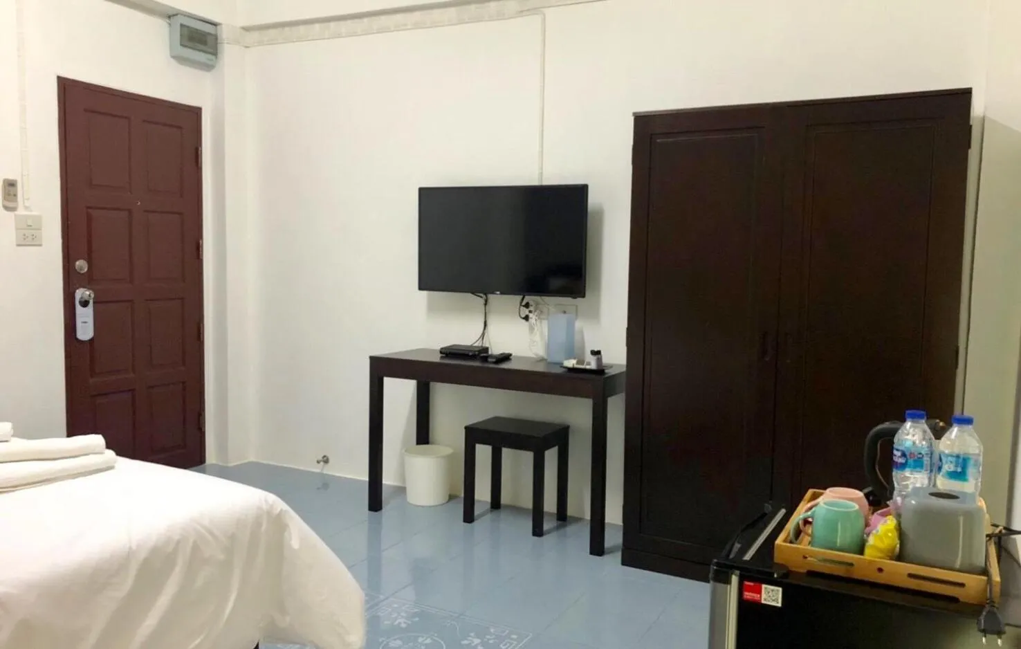 Communal lounge/ TV room, Bed in Oblique Apartment - ออฟบลิค อพาร์ทเมนท์