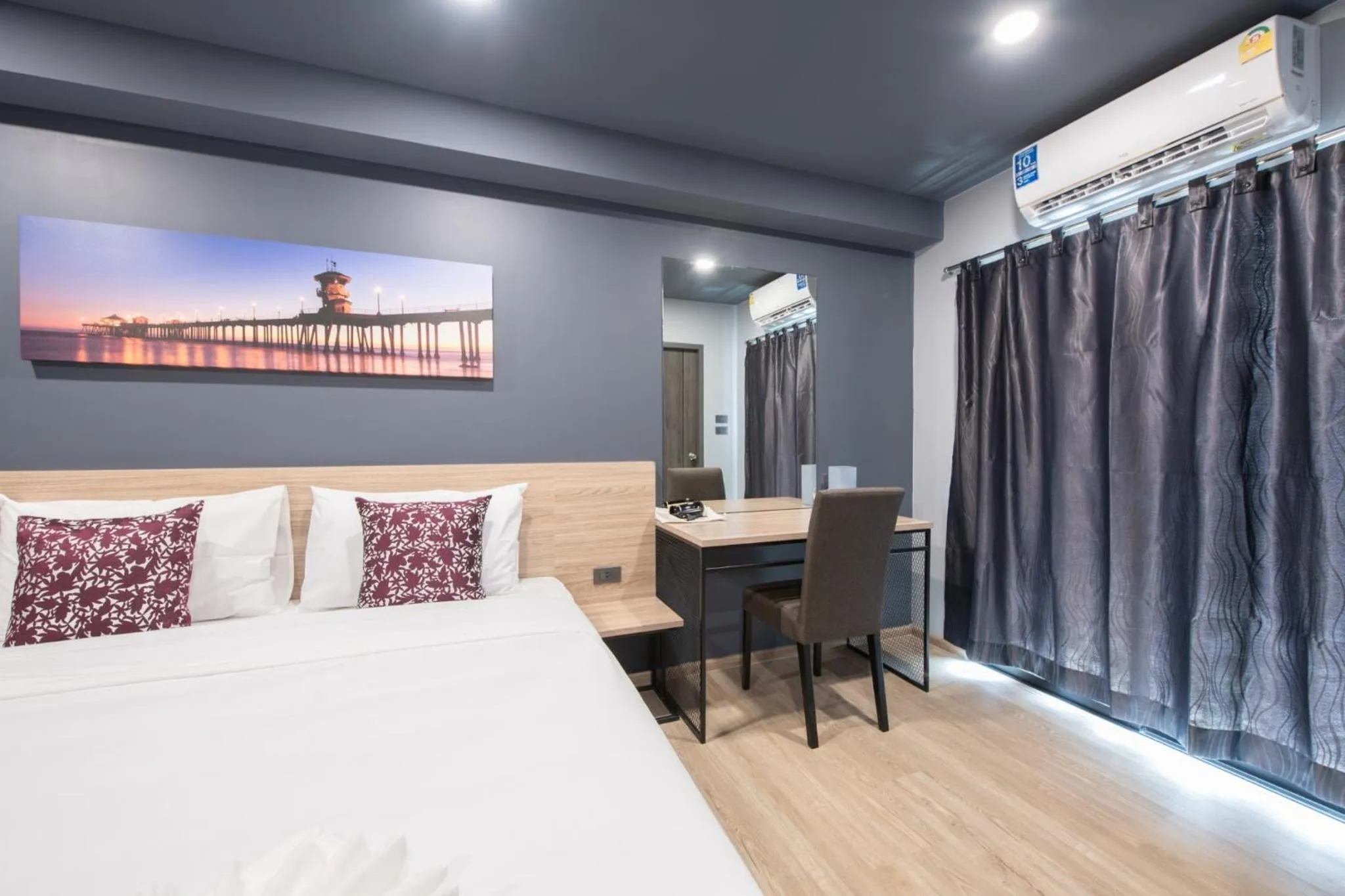 Photo of the whole room, Bed in Oblique Apartment - ออฟบลิค อพาร์ทเมนท์