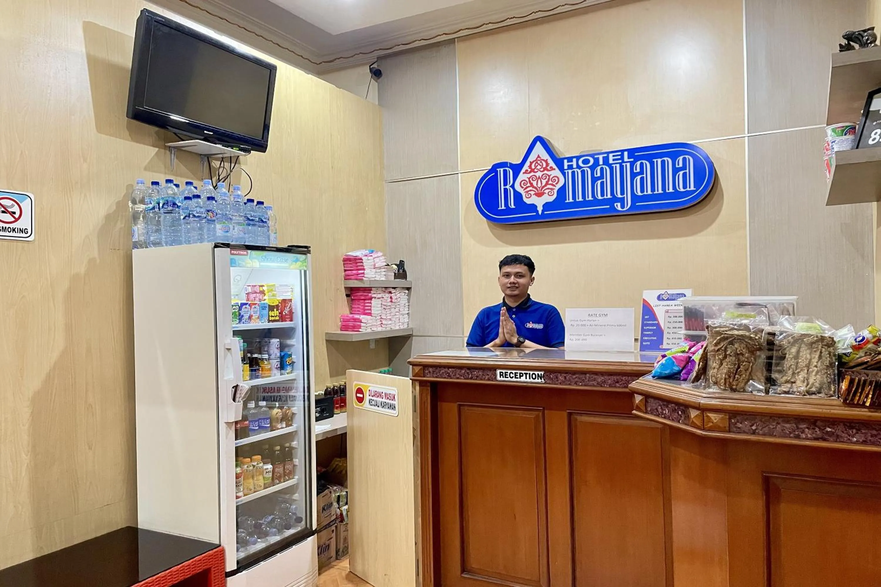 Lobby or reception in Hotel Ramayana Garut