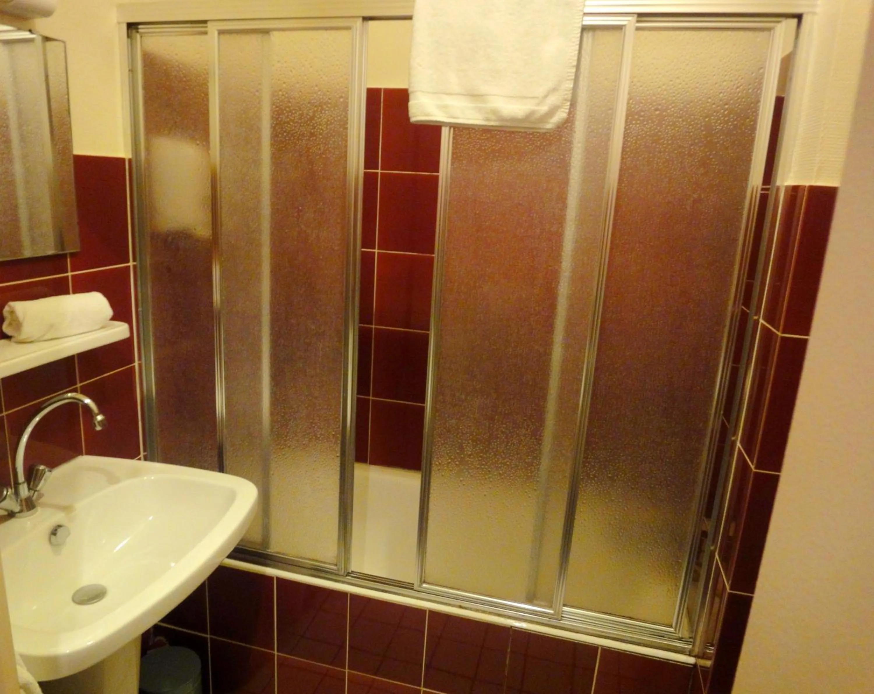 Bathroom in Hotel Restaurant La Grenouillère