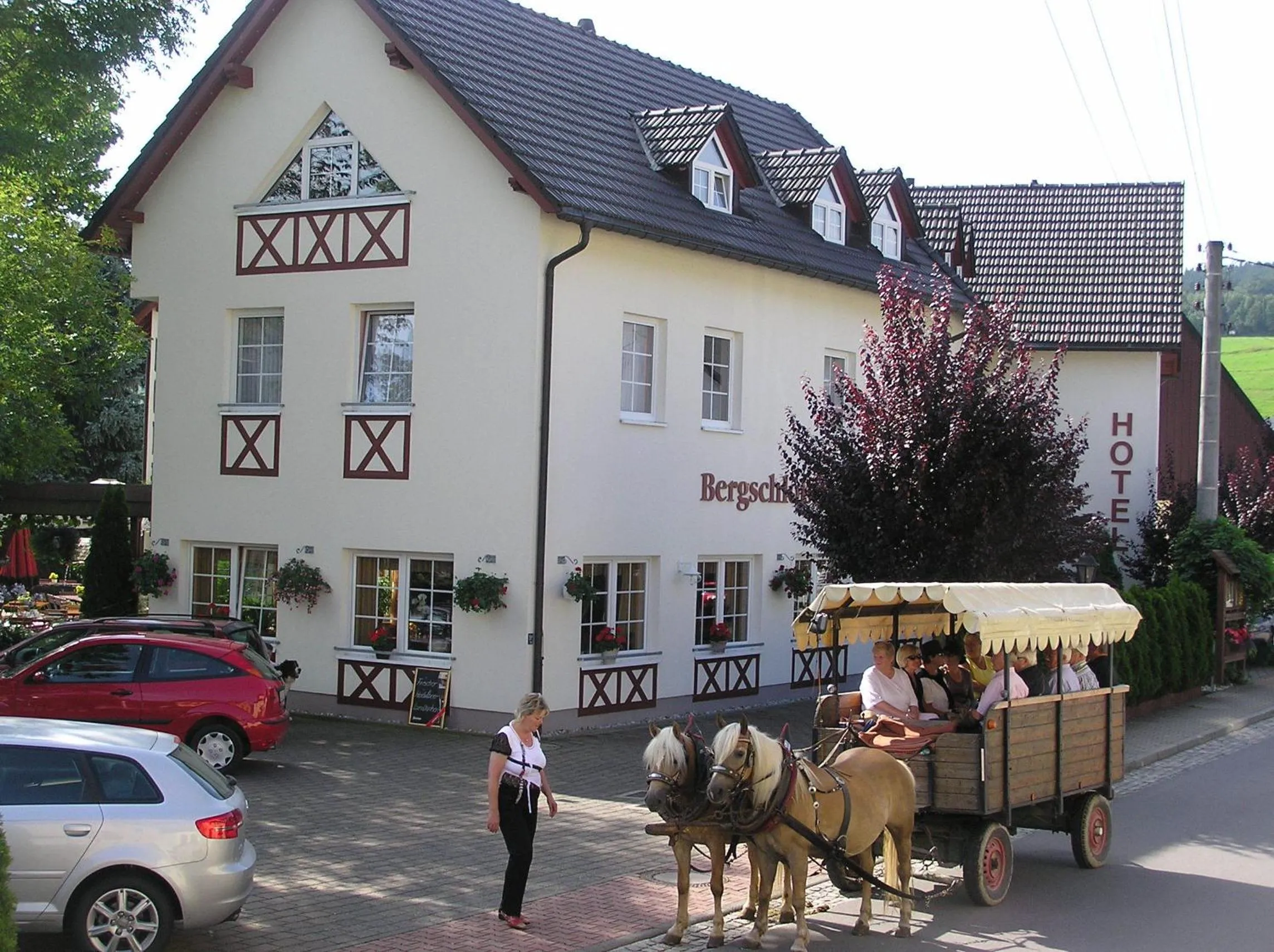 Facade/entrance in Hotel Bergschlößchen