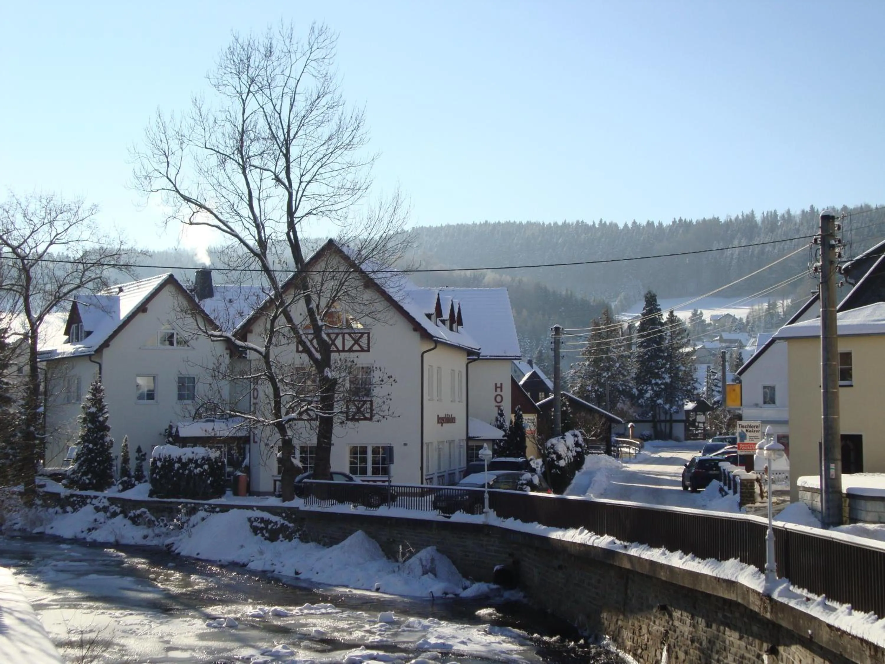 Property building in Hotel Bergschlößchen
