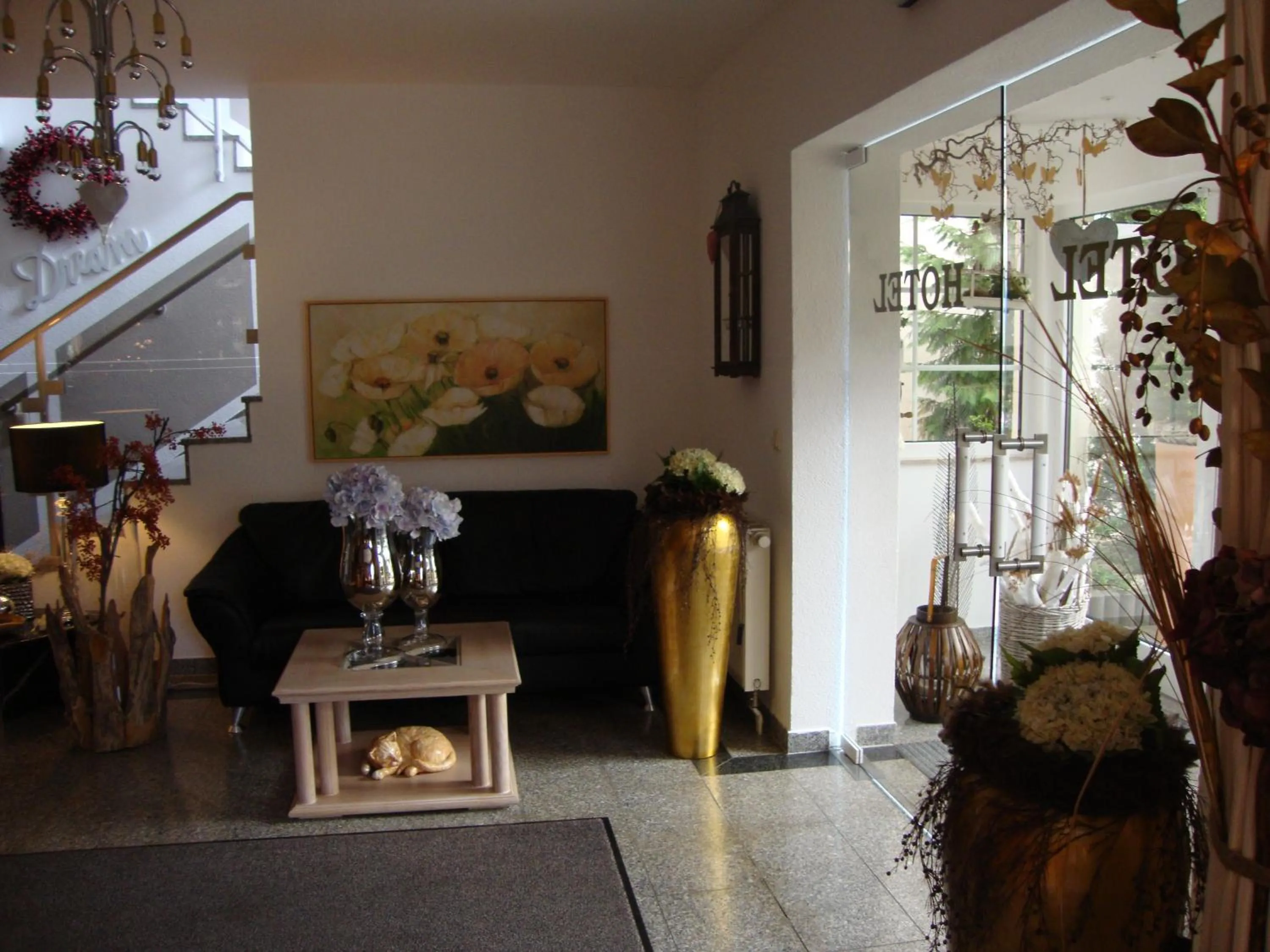 Lobby or reception in Hotel Bergschlößchen