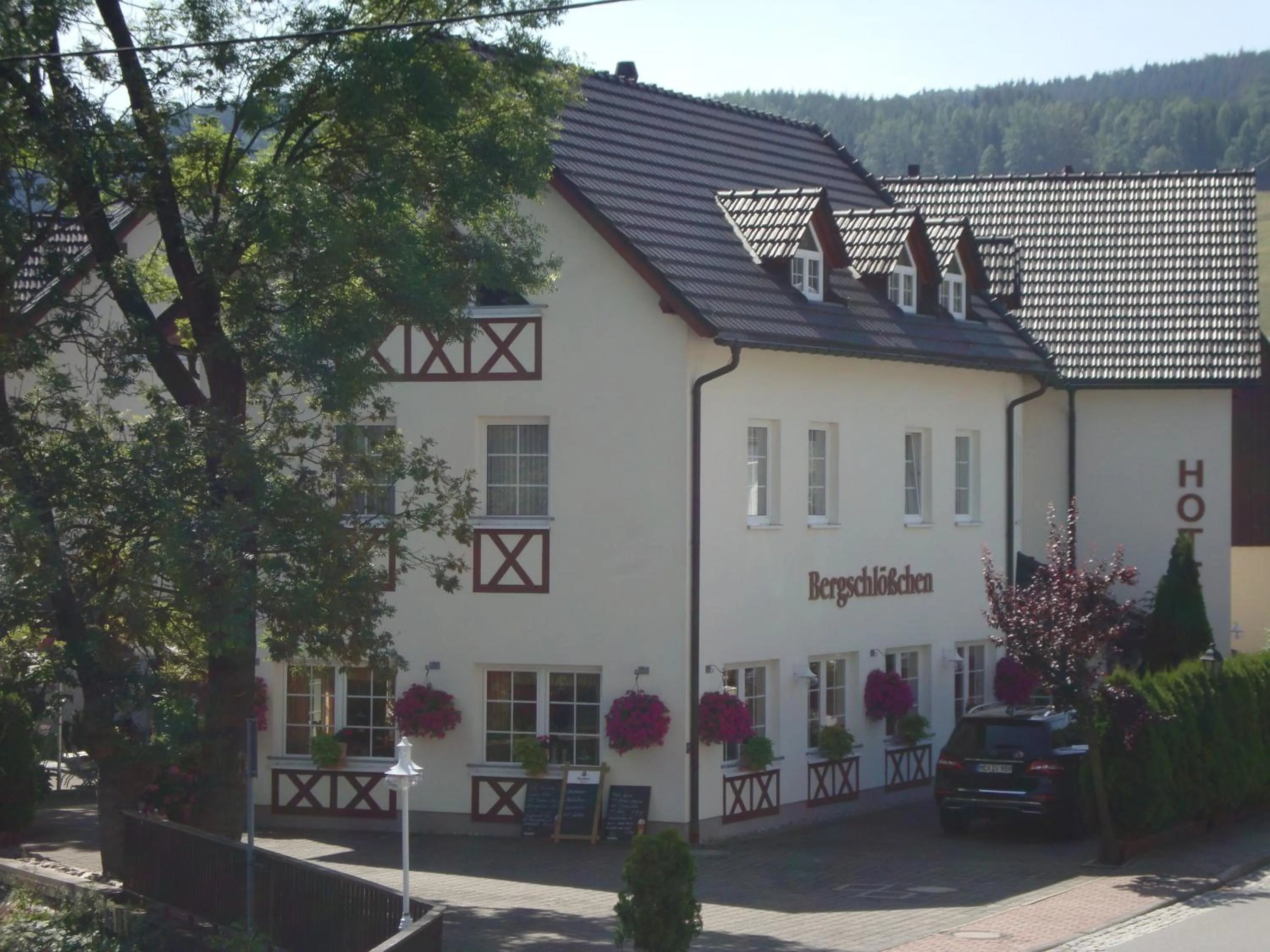 Property building in Hotel Bergschlößchen