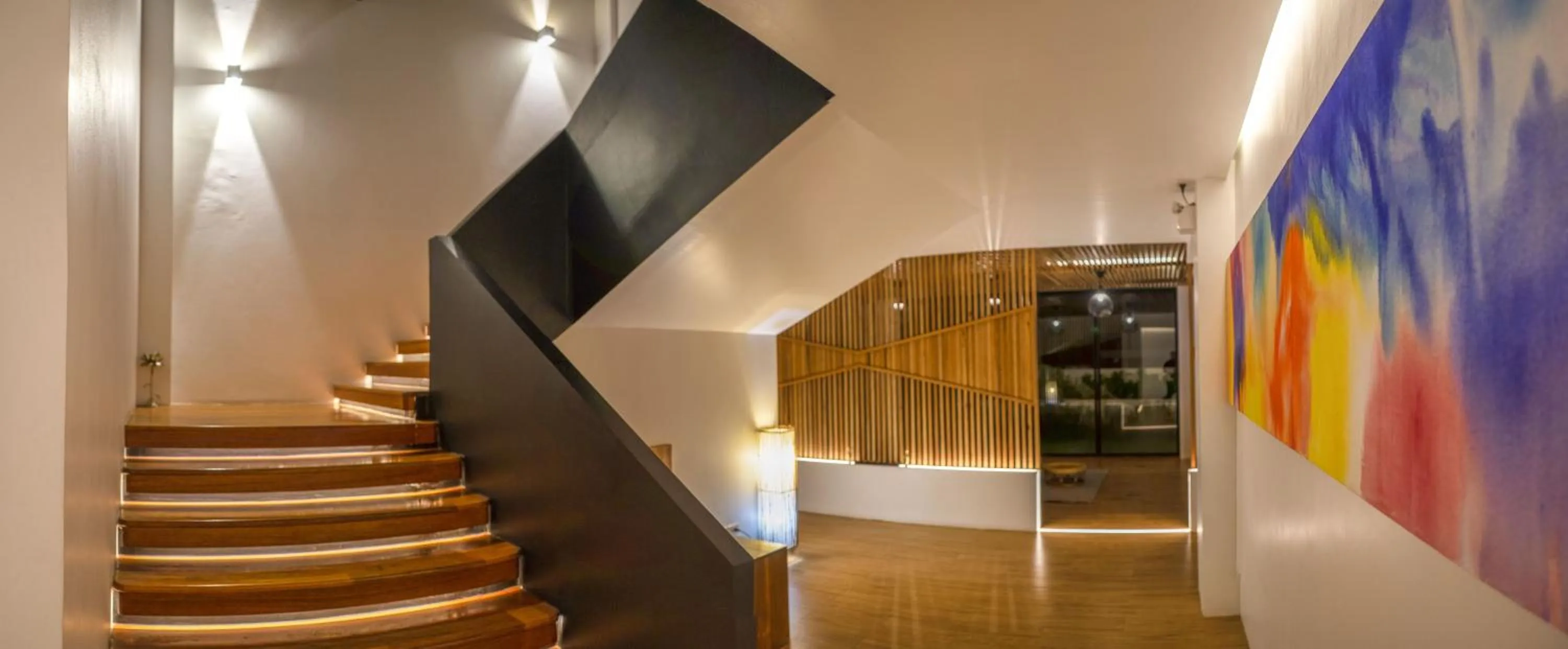 Seating area in M5 Hotel