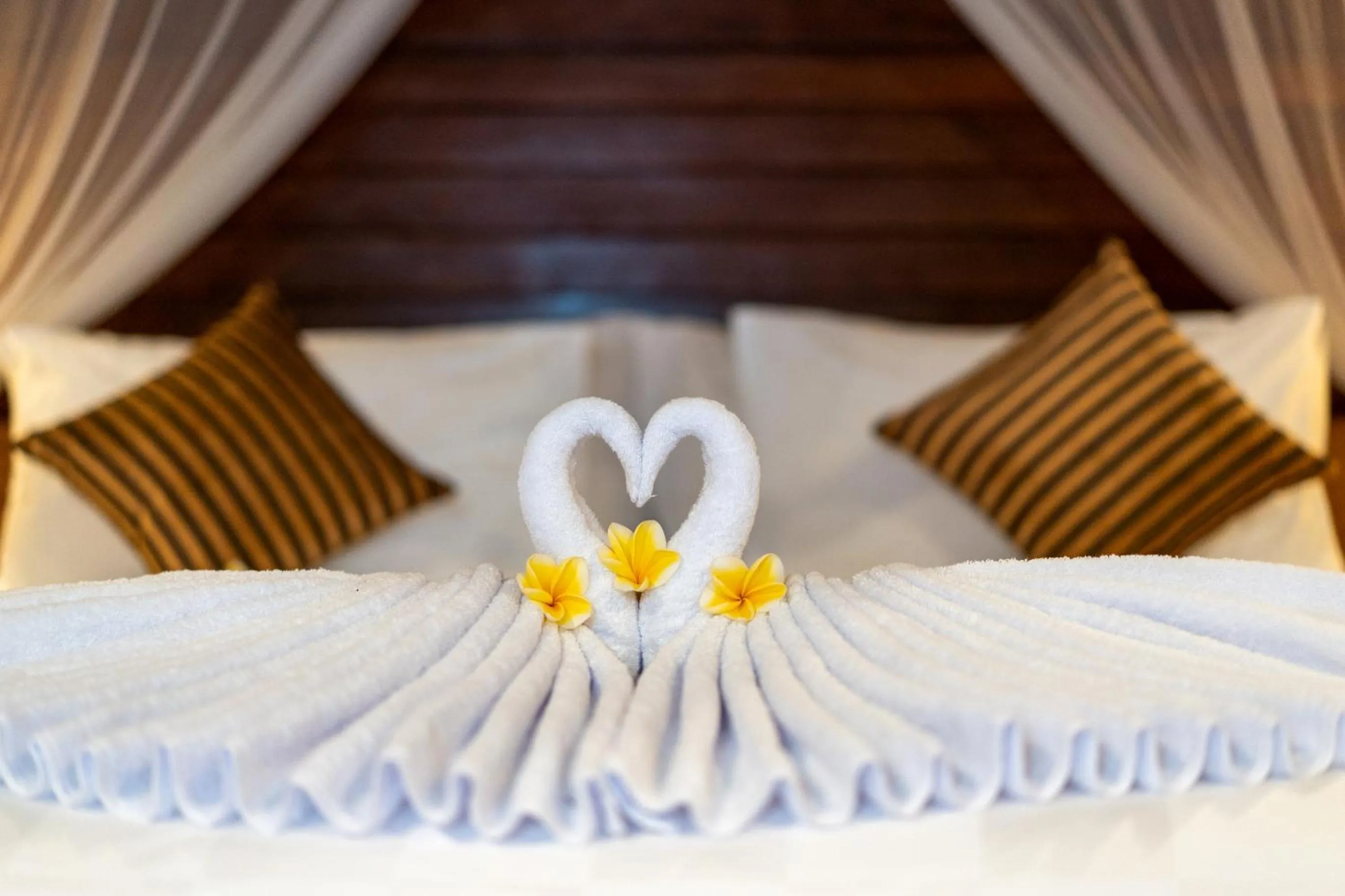 Bed in Royal Cottage Nusa Lembongan