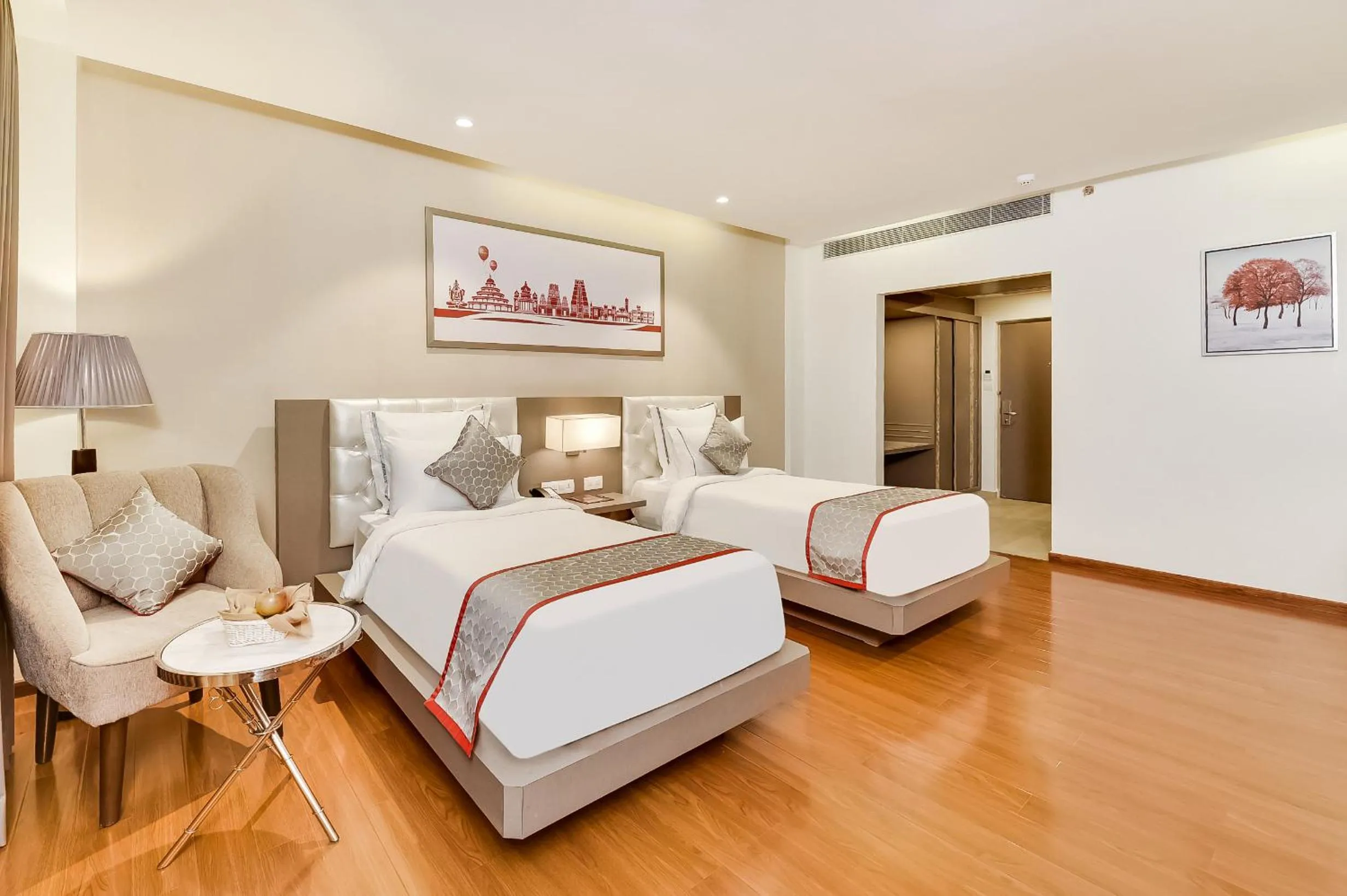 Bedroom in Ramada by Wyndham Bengaluru Yelahanka