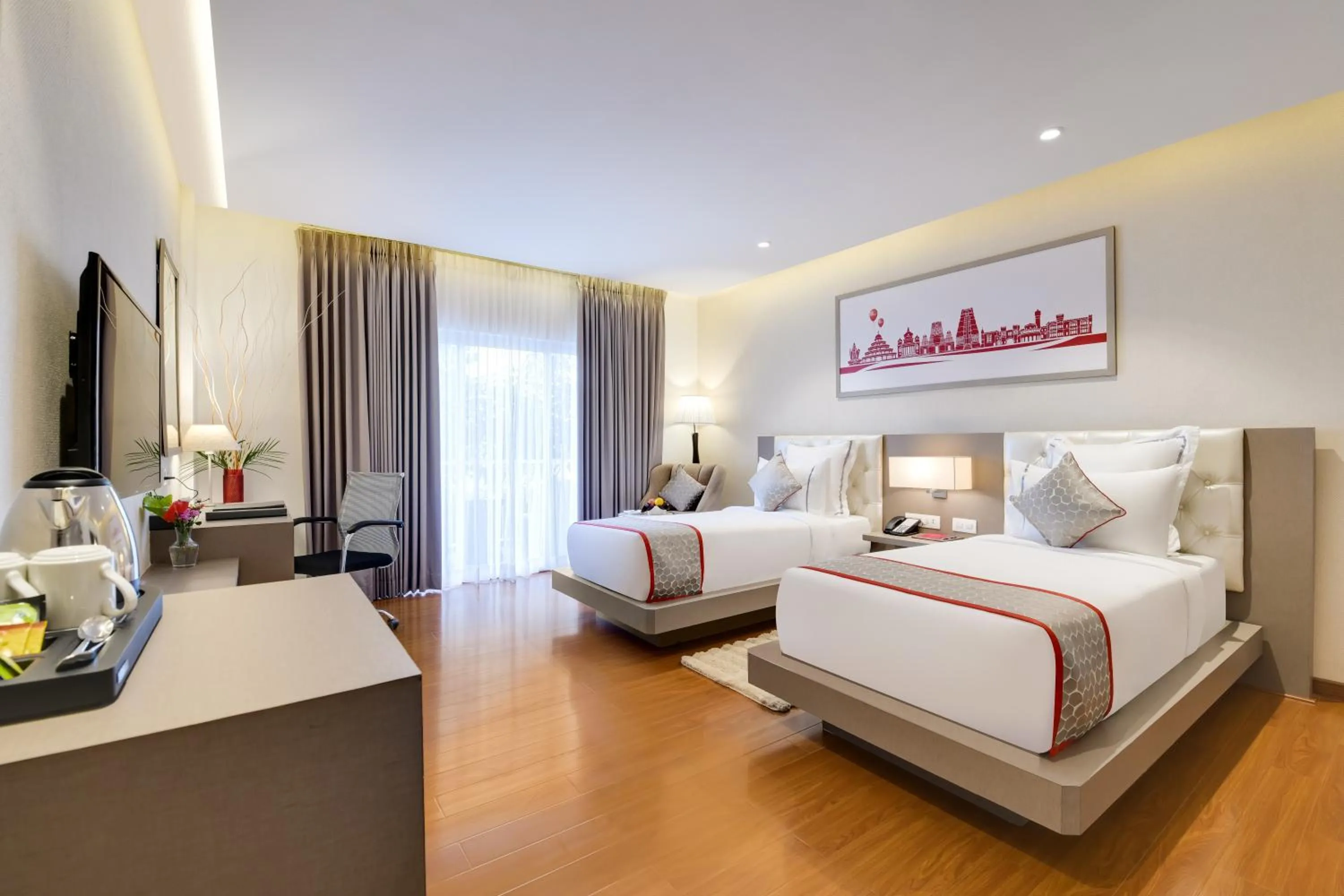 Photo of the whole room in Ramada by Wyndham Bengaluru Yelahanka