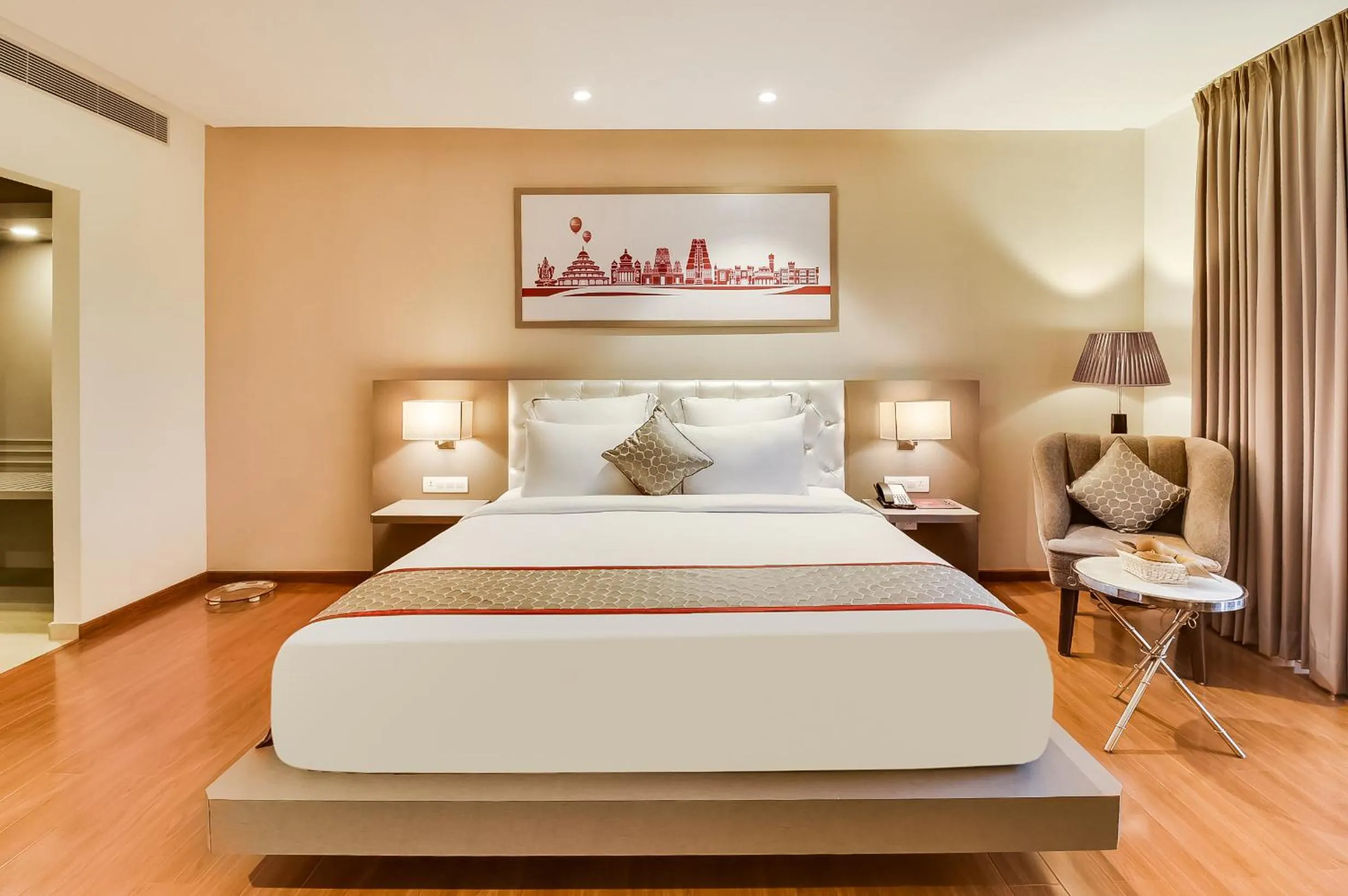 Bedroom in Ramada by Wyndham Bengaluru Yelahanka