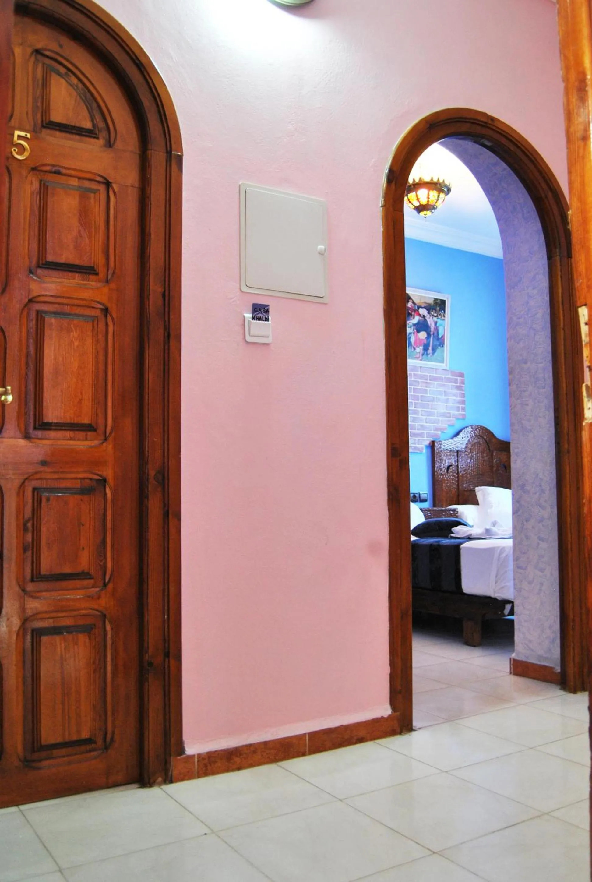 Bed in Hotel Casa Khaldi