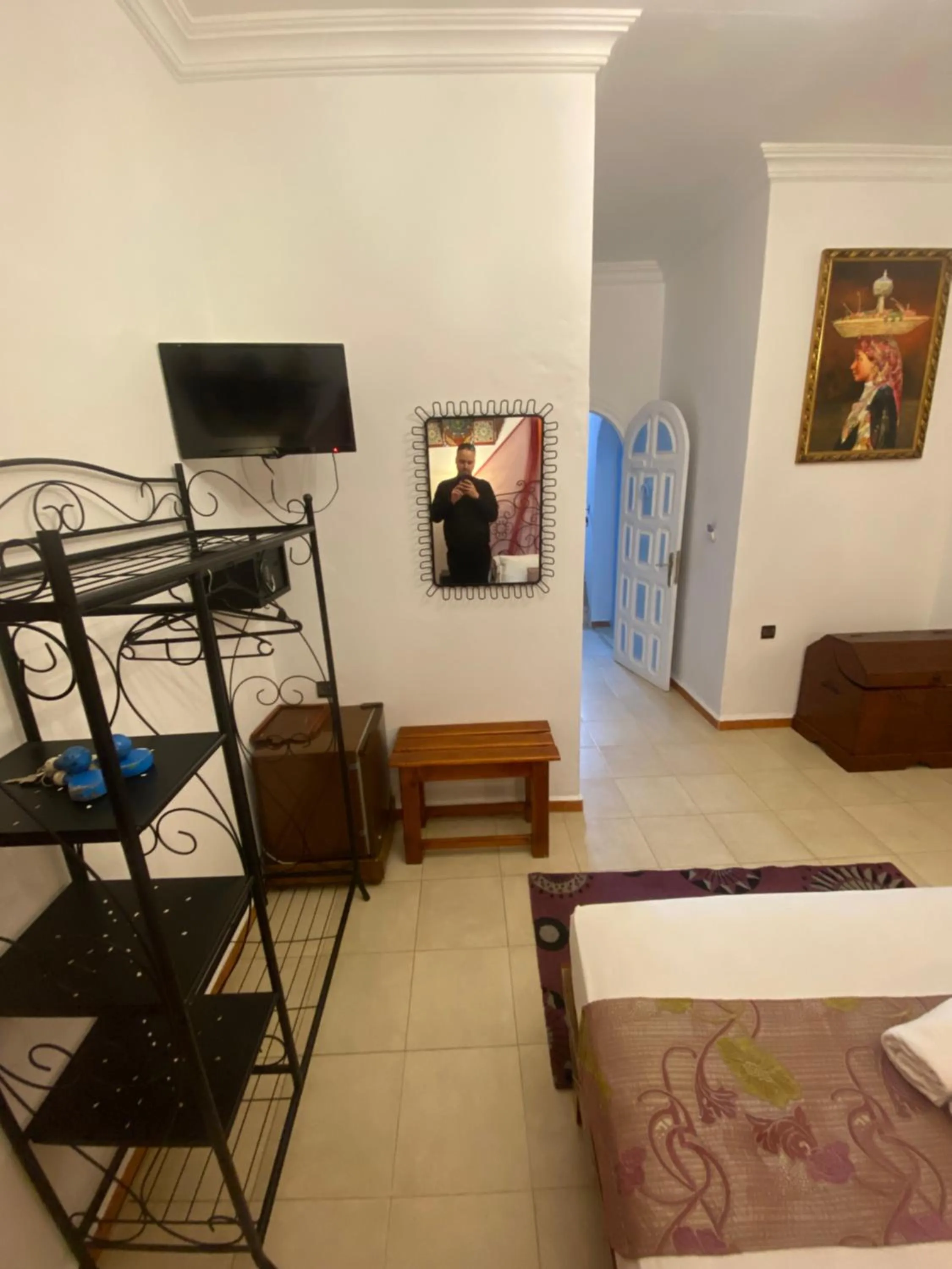 Bed in Hotel Casa Khaldi