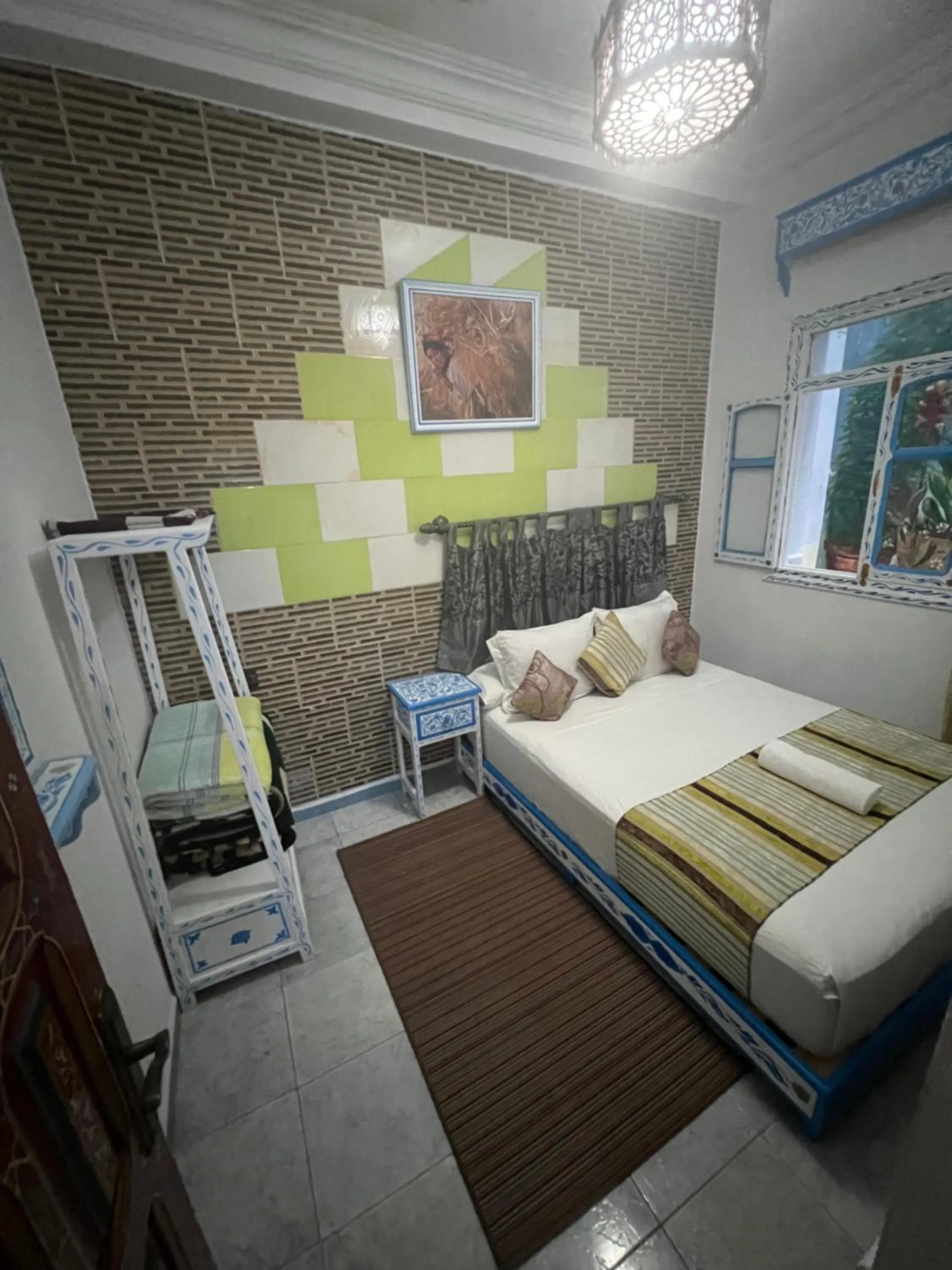 Bed in Hotel Casa Khaldi