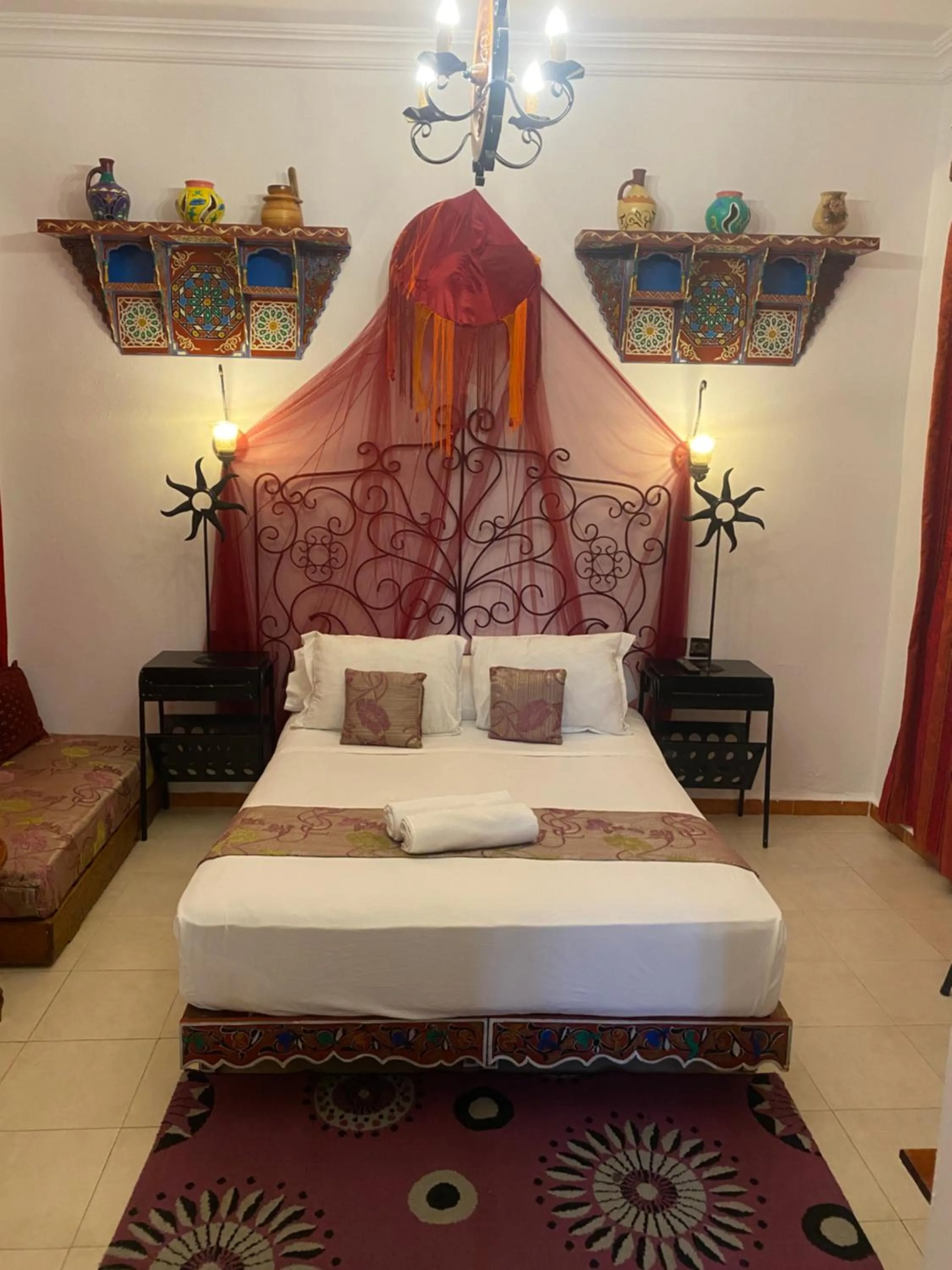 Bed in Hotel Casa Khaldi