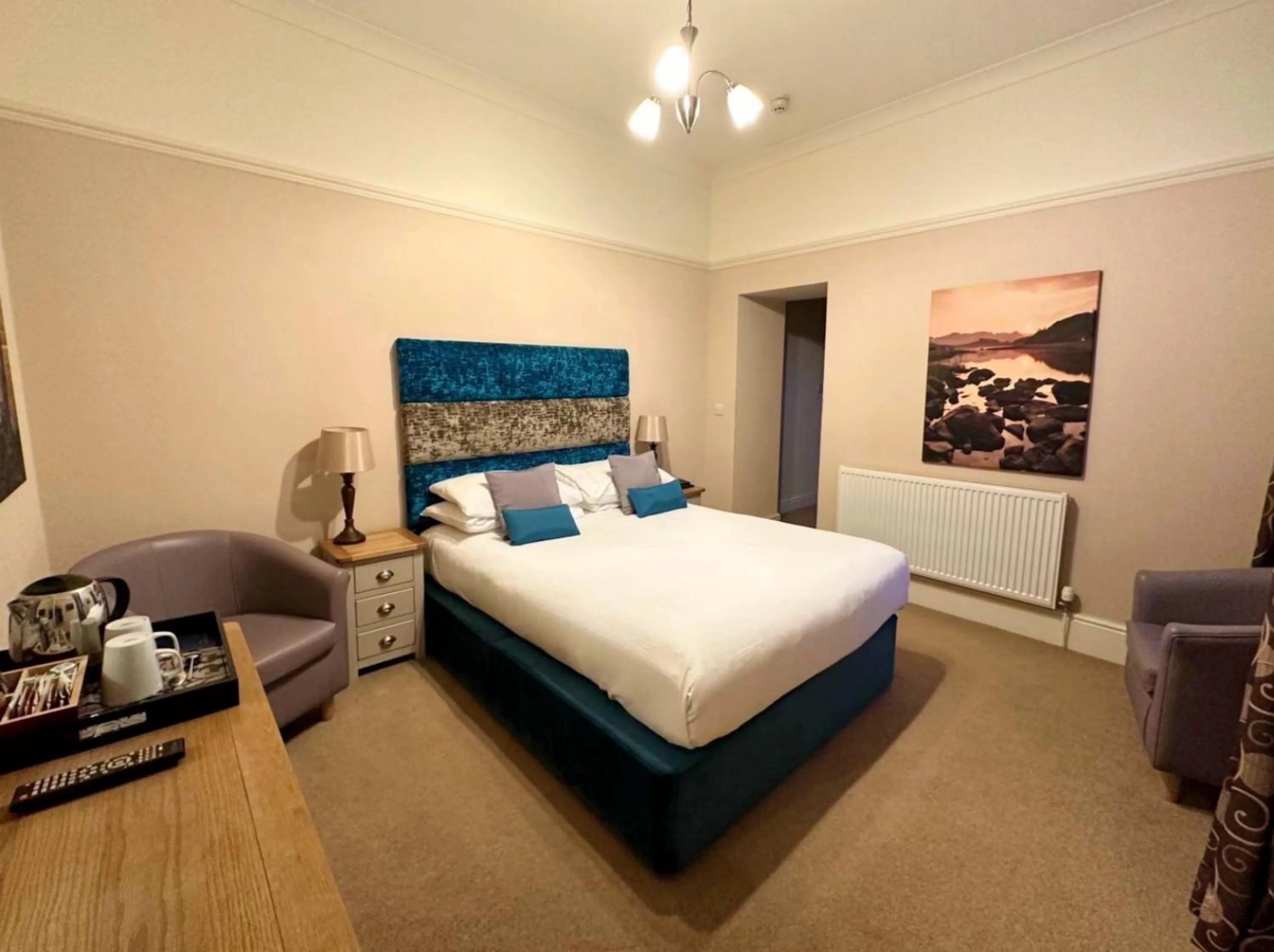 Bed in Caerwylan Hotel