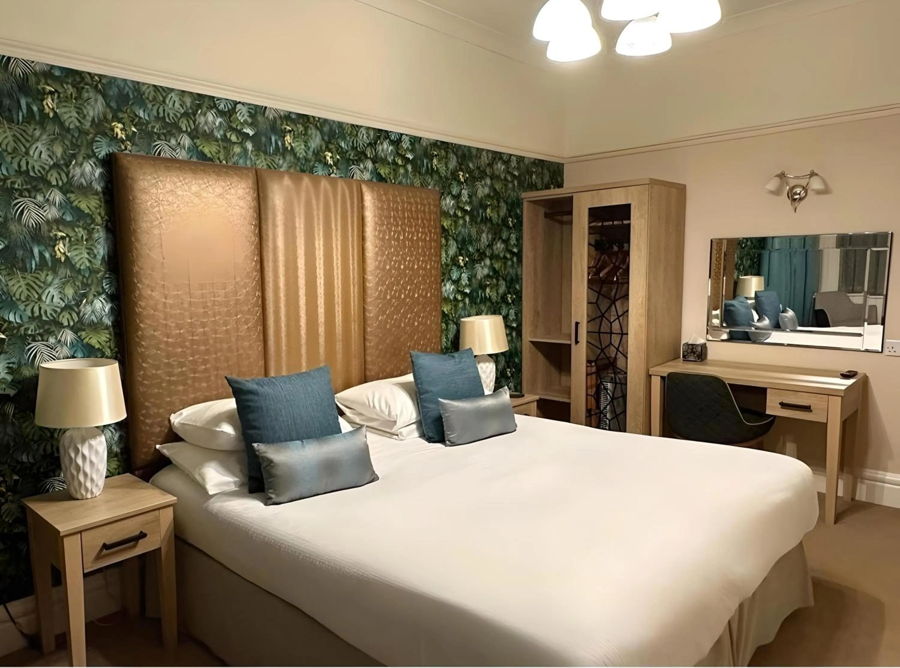 Bed in Caerwylan Hotel