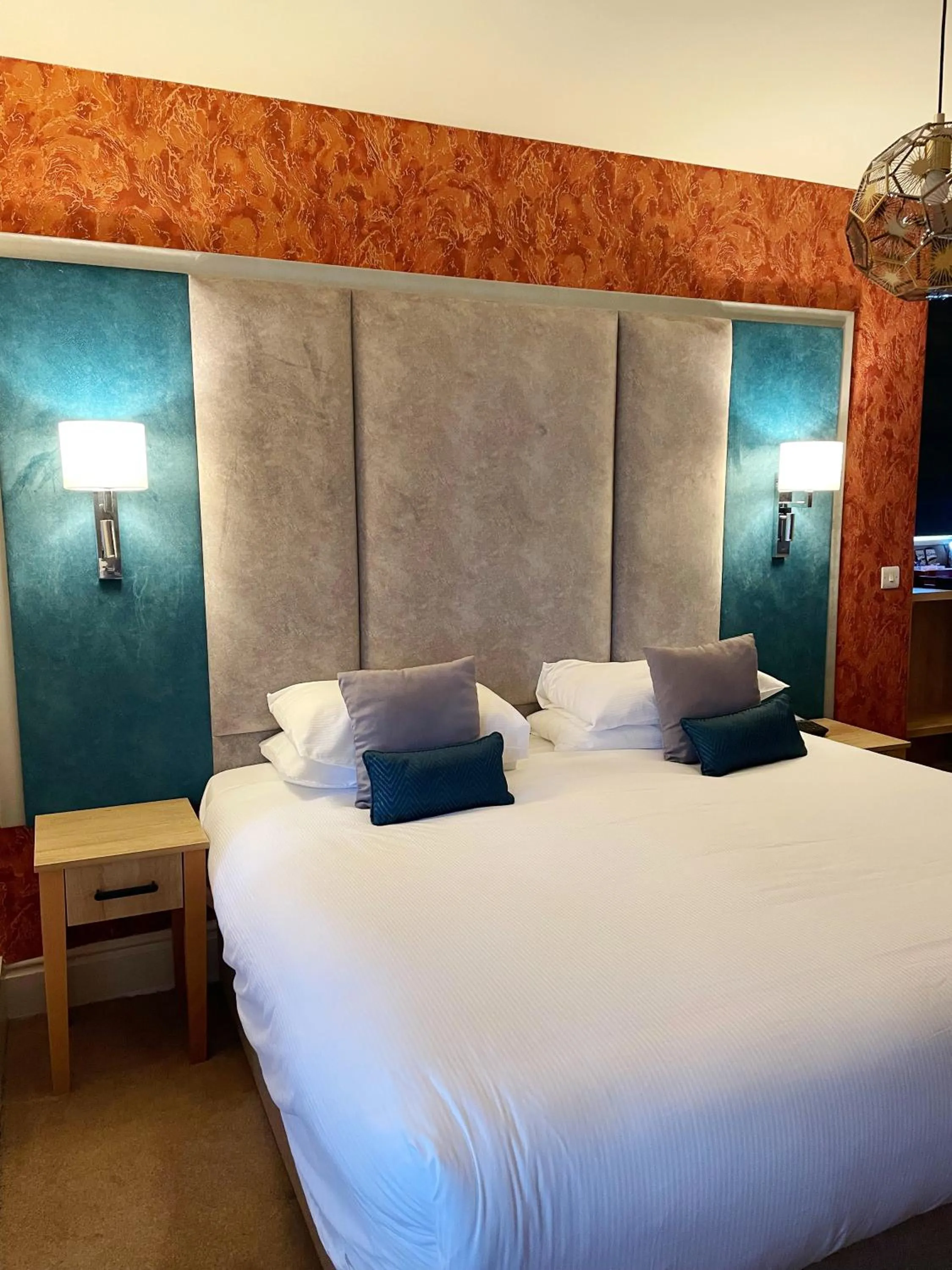 Bed in Caerwylan Hotel