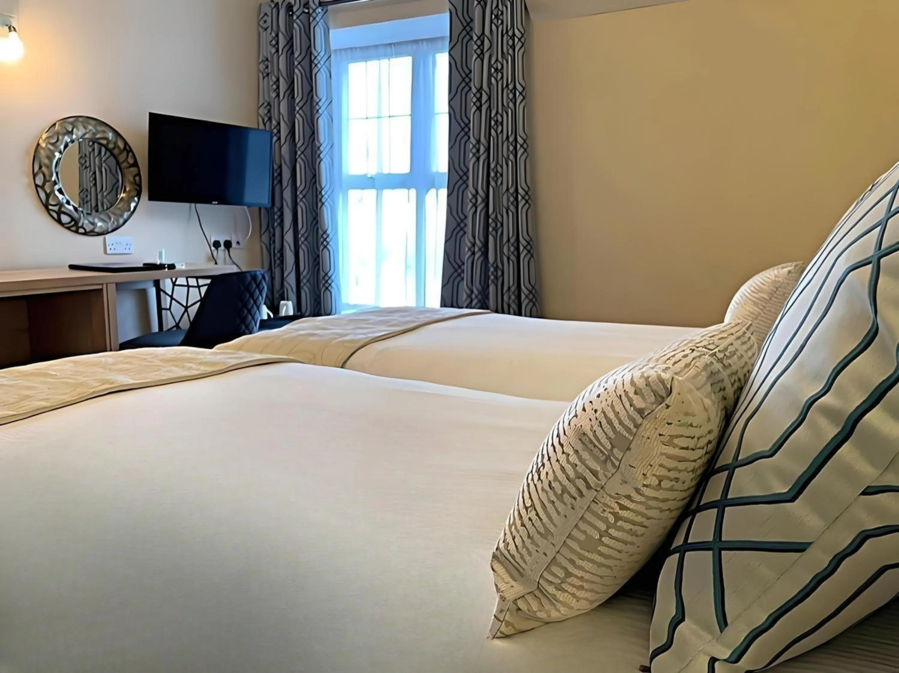 Bed in Caerwylan Hotel