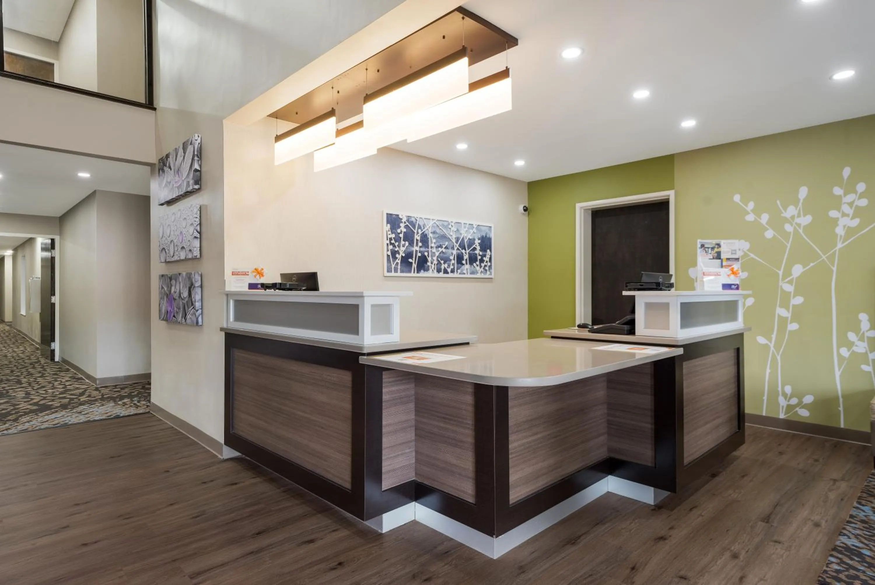 Lobby or reception in Rodeway Inn