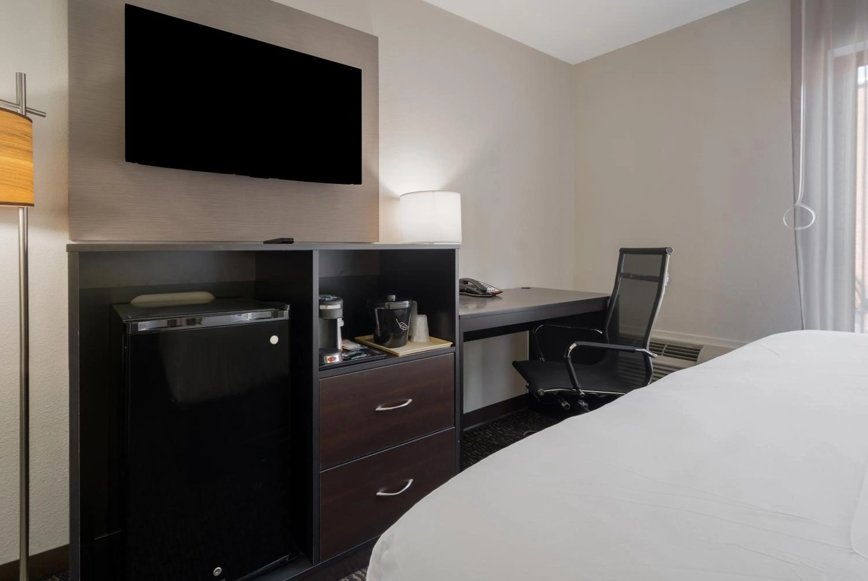 TV and multimedia, Bed in Rodeway Inn