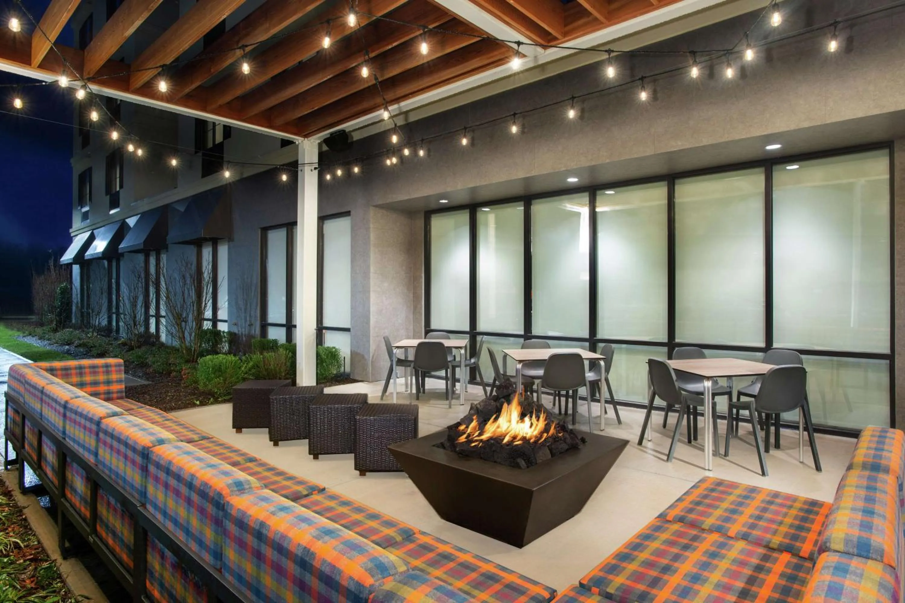 Patio in Home2 Suites by Hilton Long Island Brookhaven