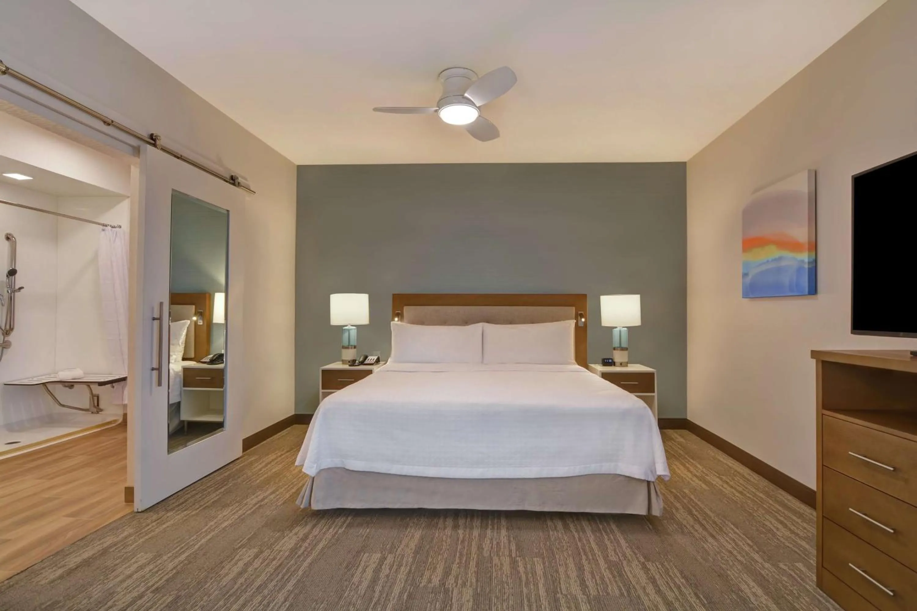 Bedroom, Bed in Homewood Suites By Hilton Chula Vista Eastlake