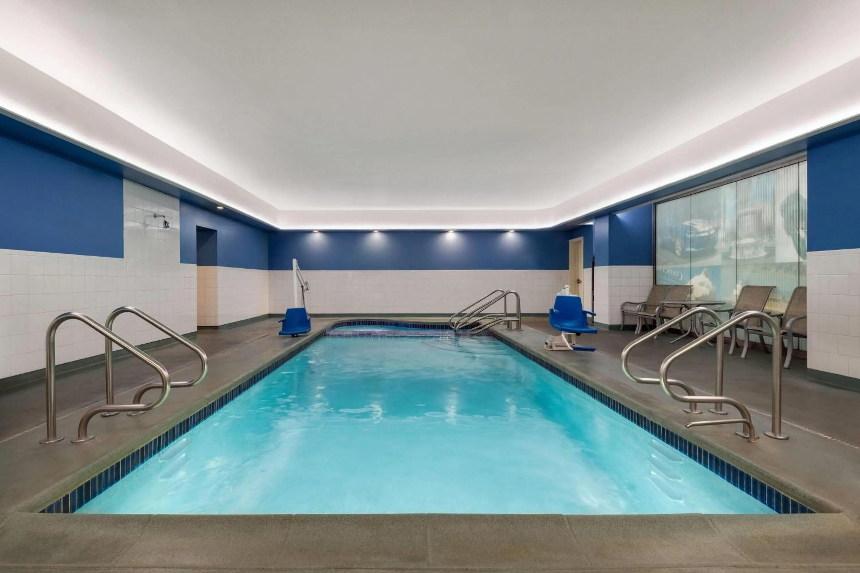 Pool view in Fort Pontchartrain Detroit, a Wyndham Hotel