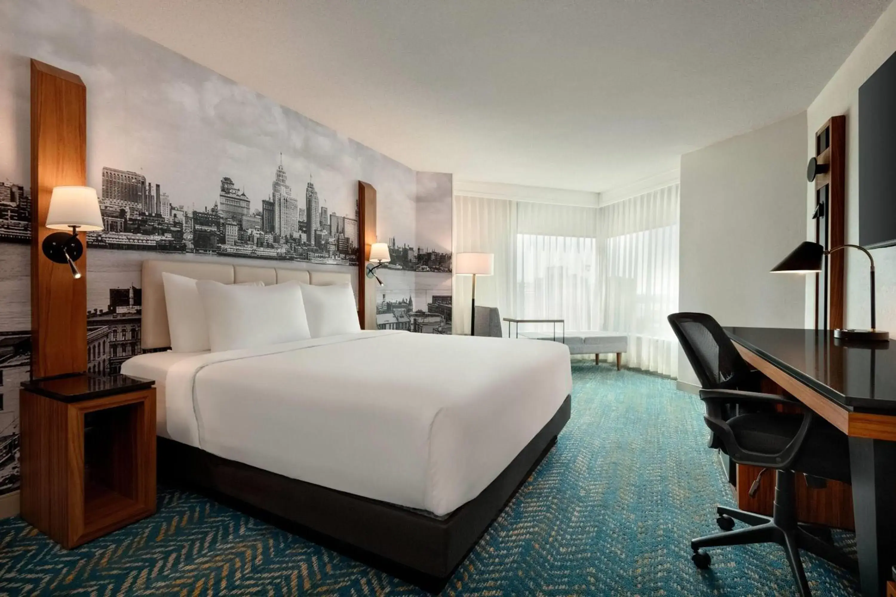 Deluxe King Room - Non-Smoking in Fort Pontchartrain Detroit, a Wyndham Hotel Deluxe King Room - Non-Smoking in Fort Pontchartrain Detroit, a Wyndham Hotel