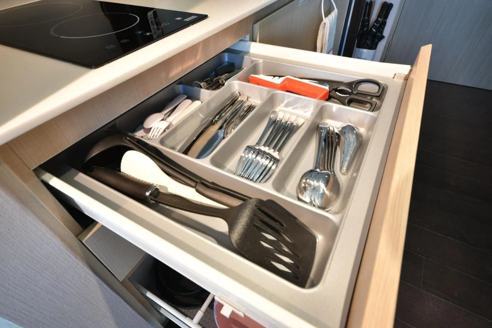 Kitchen or kitchenette in Veranda residence pattaya By Kzy