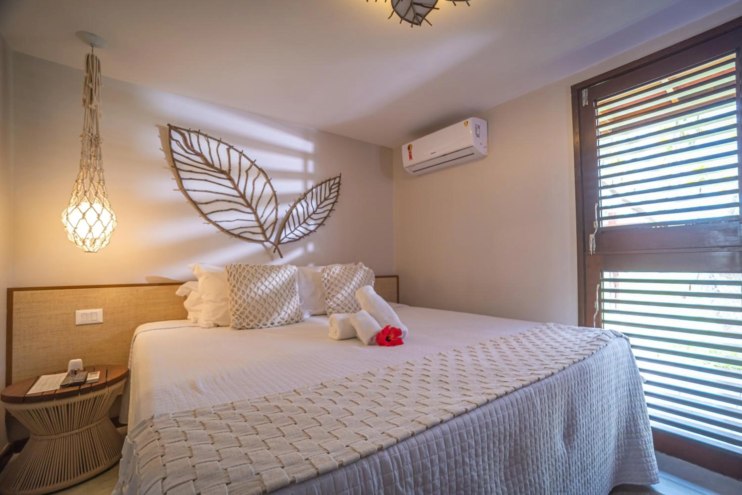Bedroom, Bed in Pontal dos Carneiros Beach Bungalows