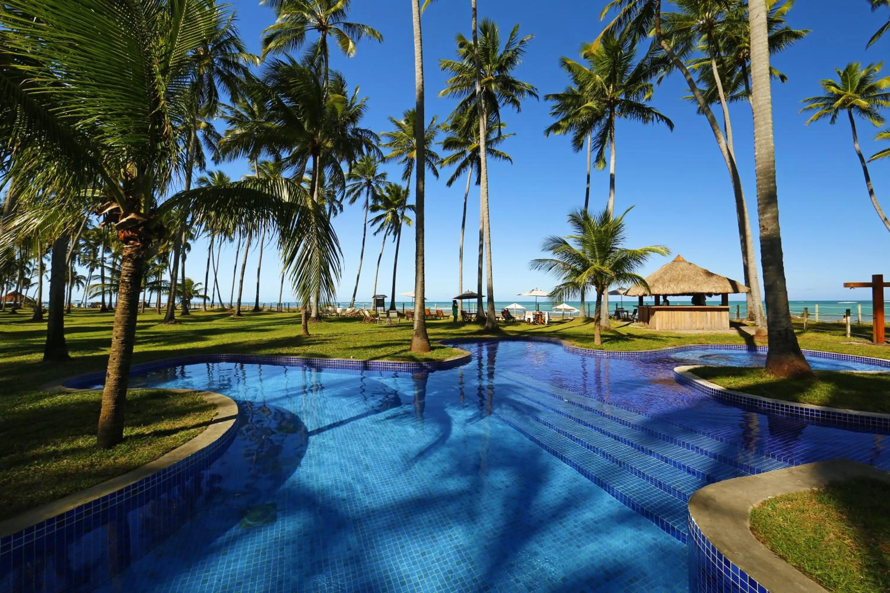 Pool view in Pontal dos Carneiros Beach Bungalows