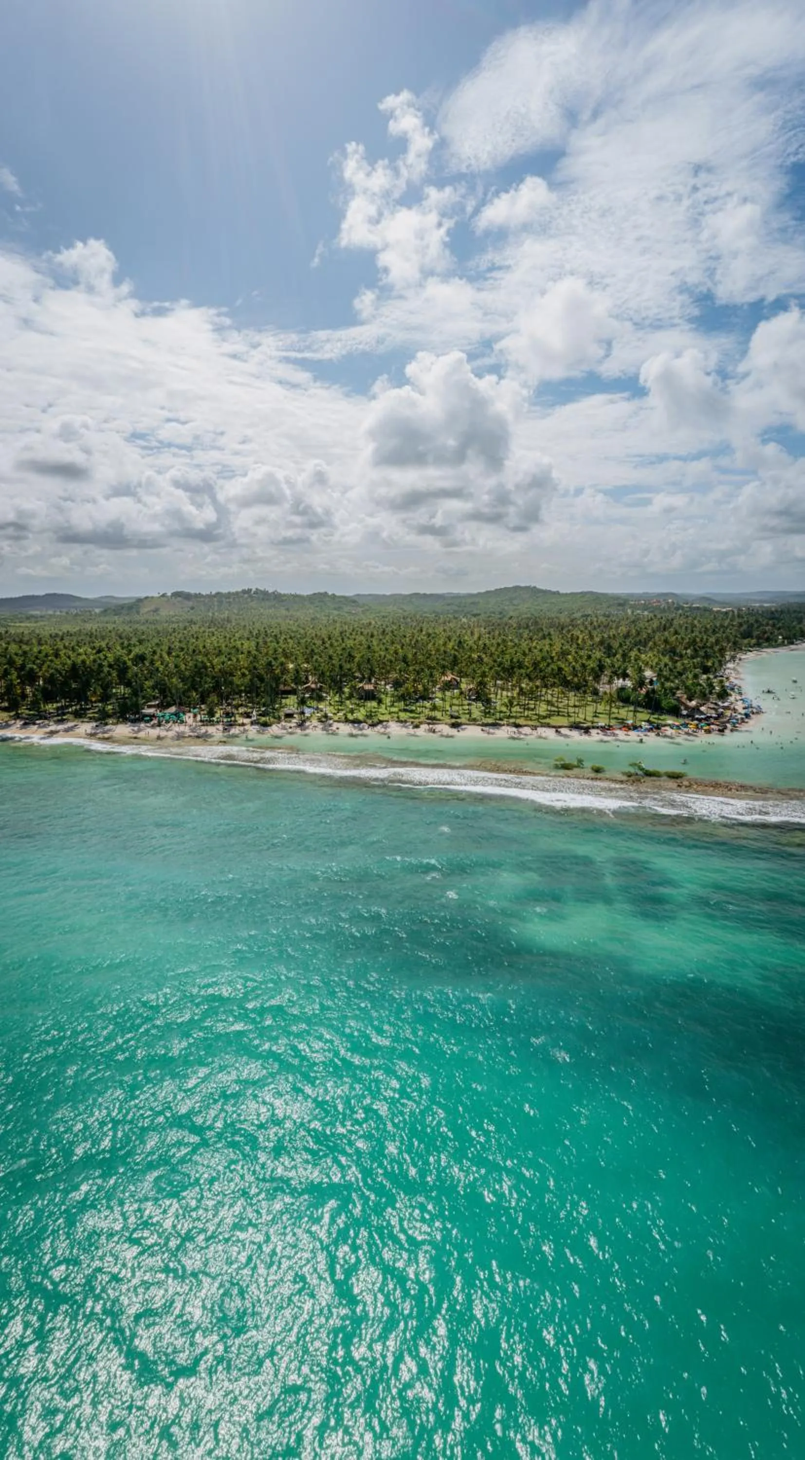 Bird's eye view in Pontal dos Carneiros Beach Bungalows