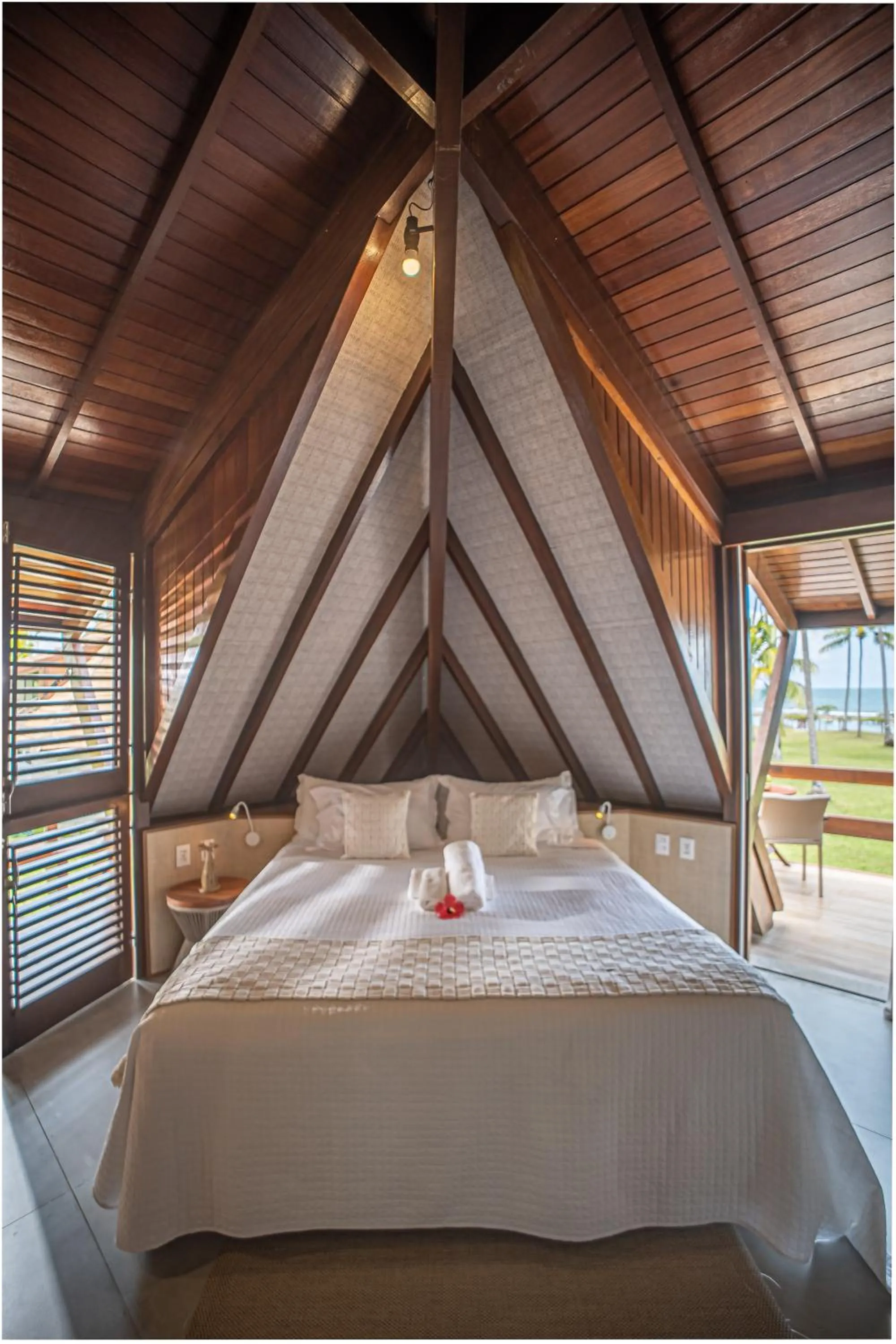 Photo of the whole room, Bed in Pontal dos Carneiros Beach Bungalows