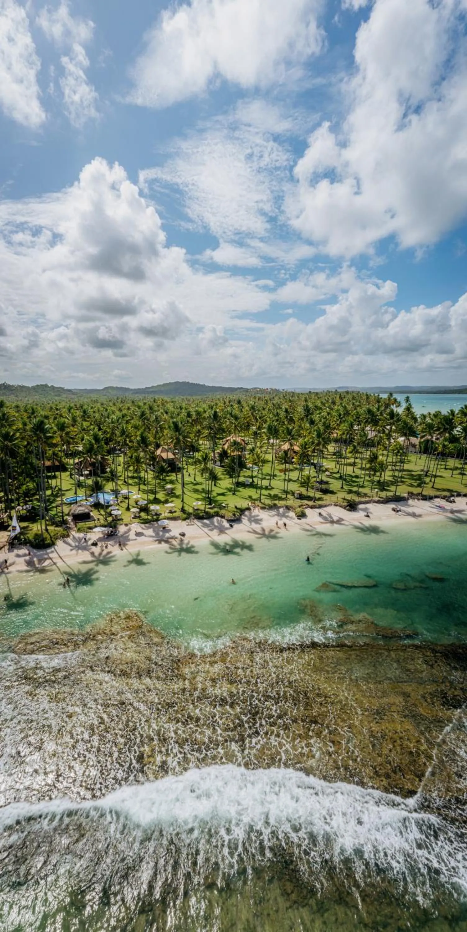 Bird's eye view in Pontal dos Carneiros Beach Bungalows