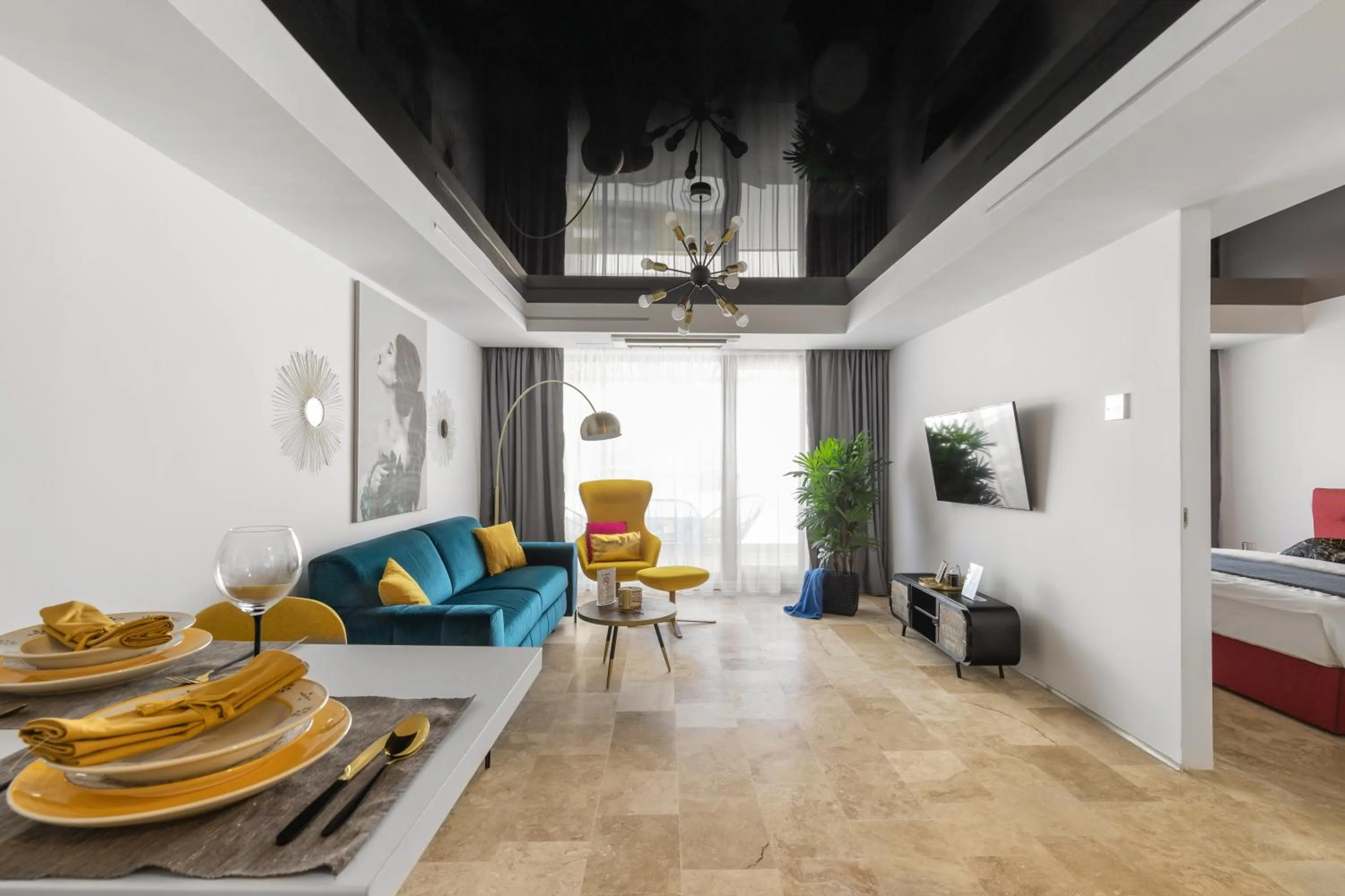 Living room in Novum By the Sea