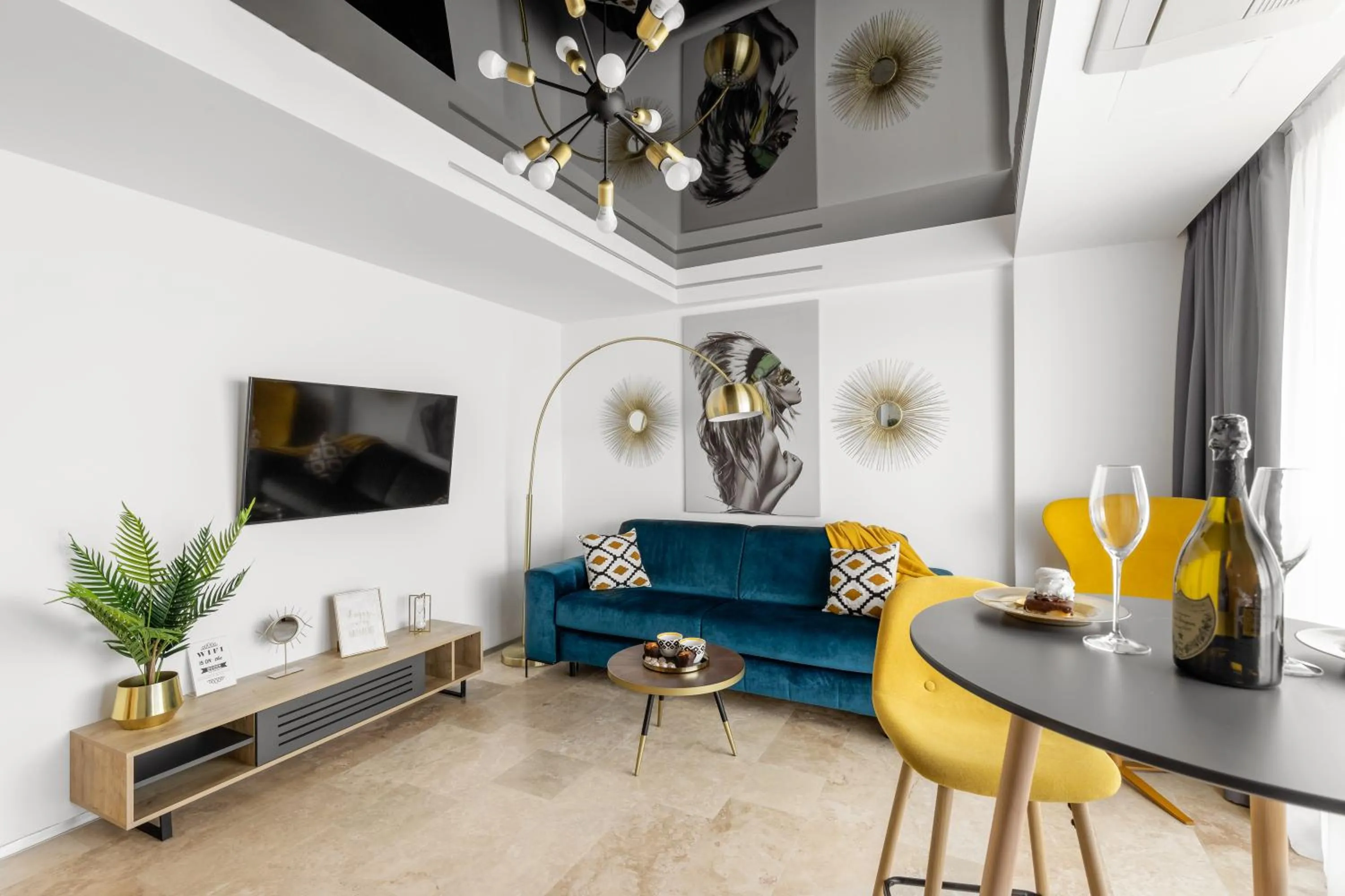 Living room in Novum By the Sea