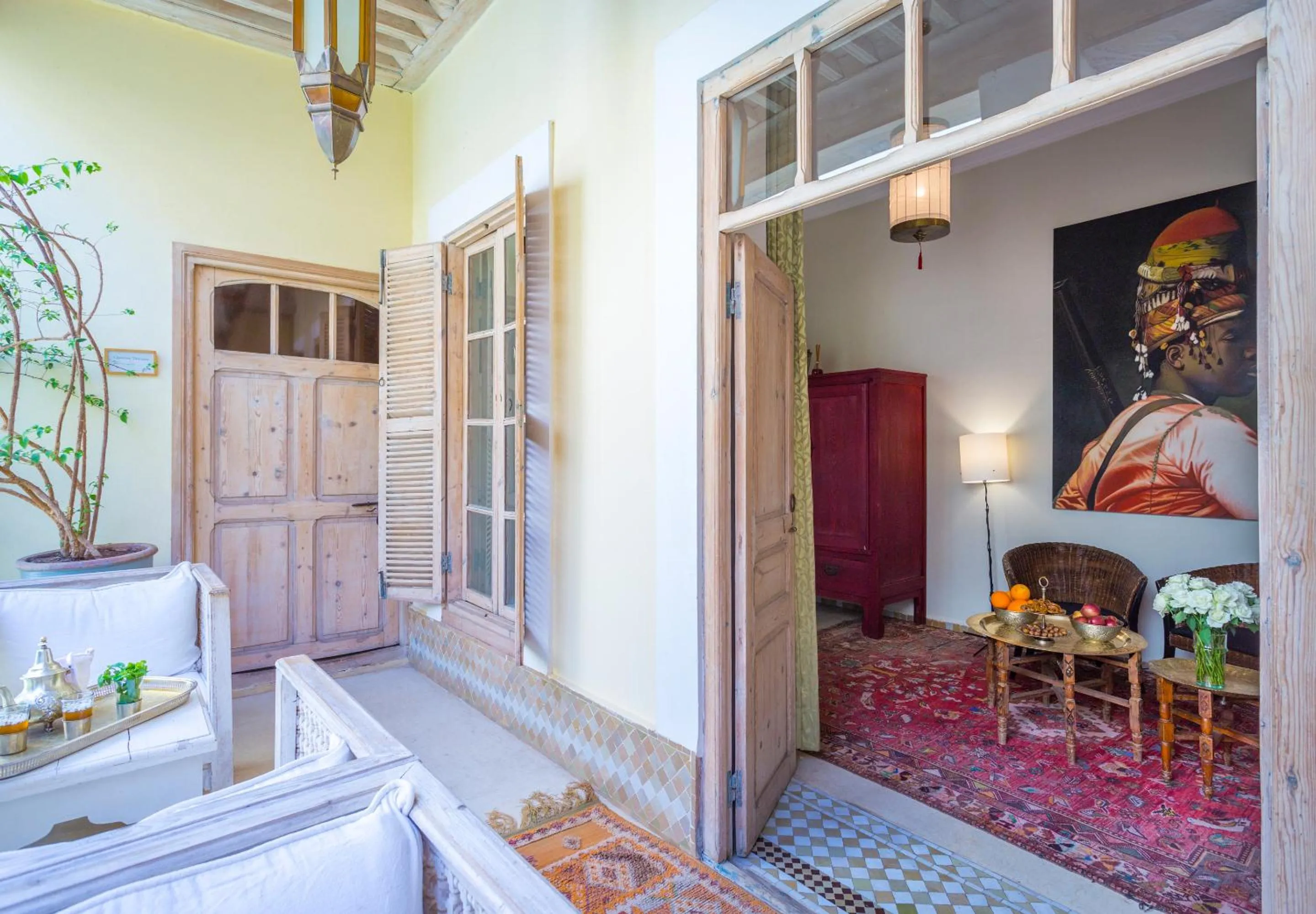 Facade/entrance in Riad Azoulay