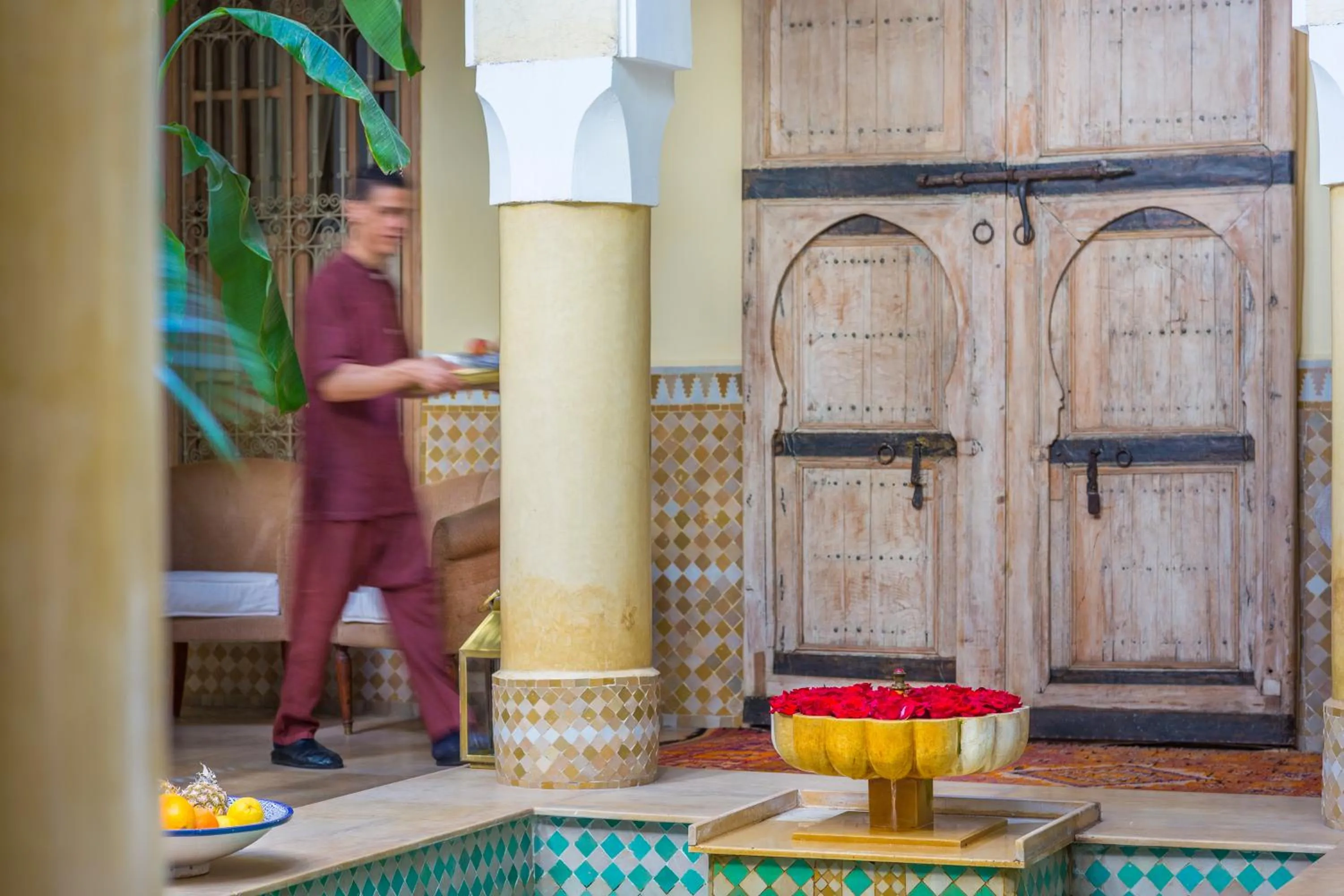 Facade/entrance in Riad Azoulay