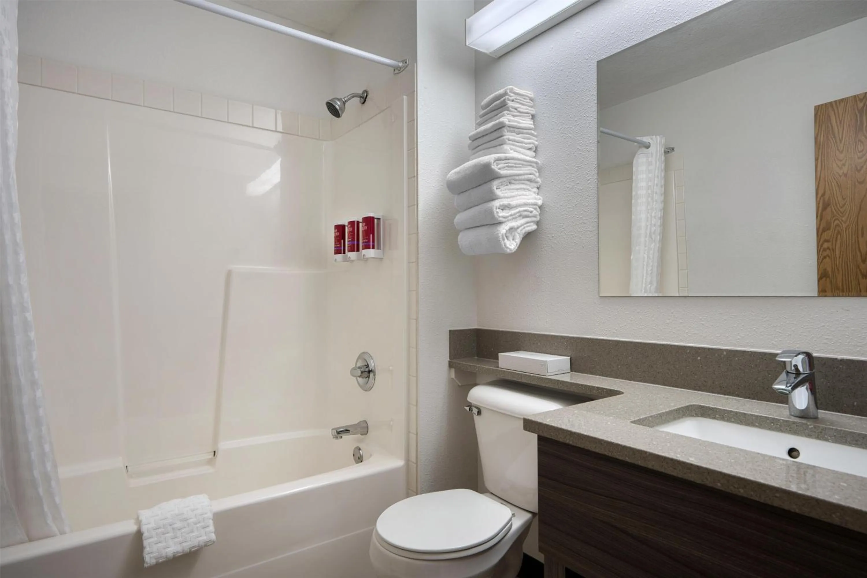Bathroom in SureStay Plus Hotel by Best Western Lethbridge